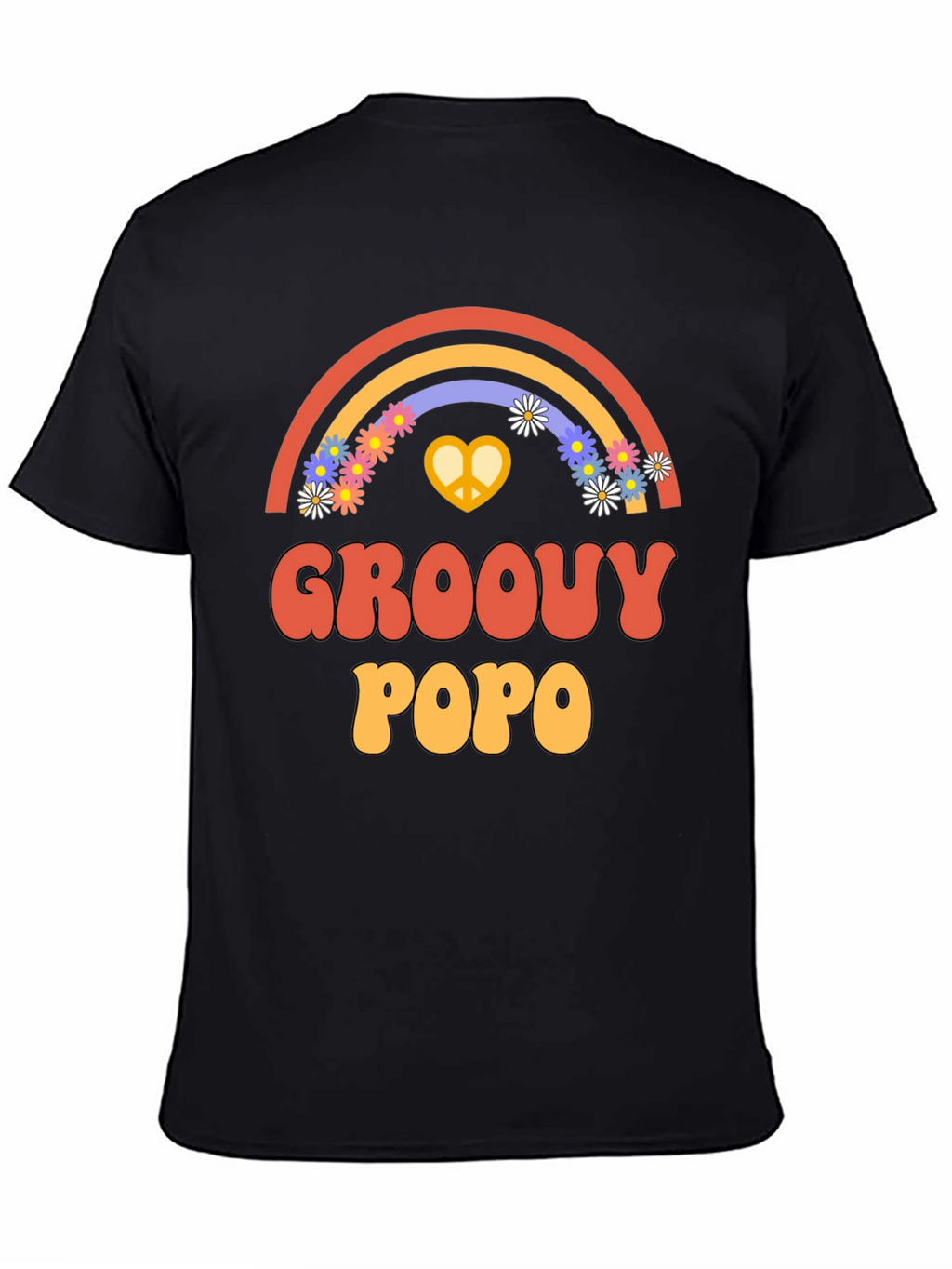 Groovy Popo Rainbow Graphic Tee