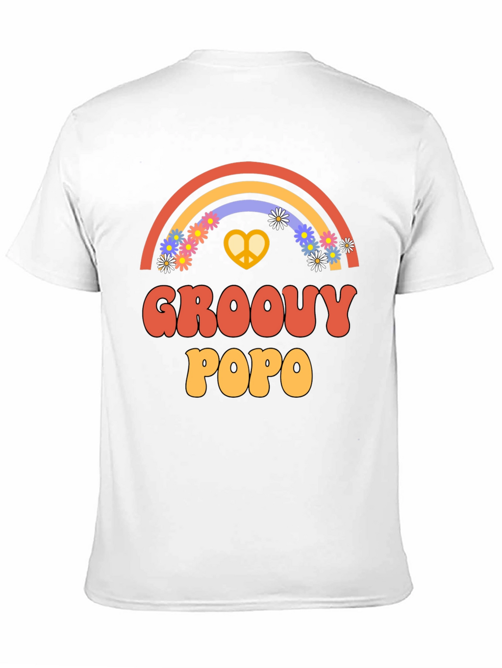 Groovy Popo Rainbow Graphic Tee