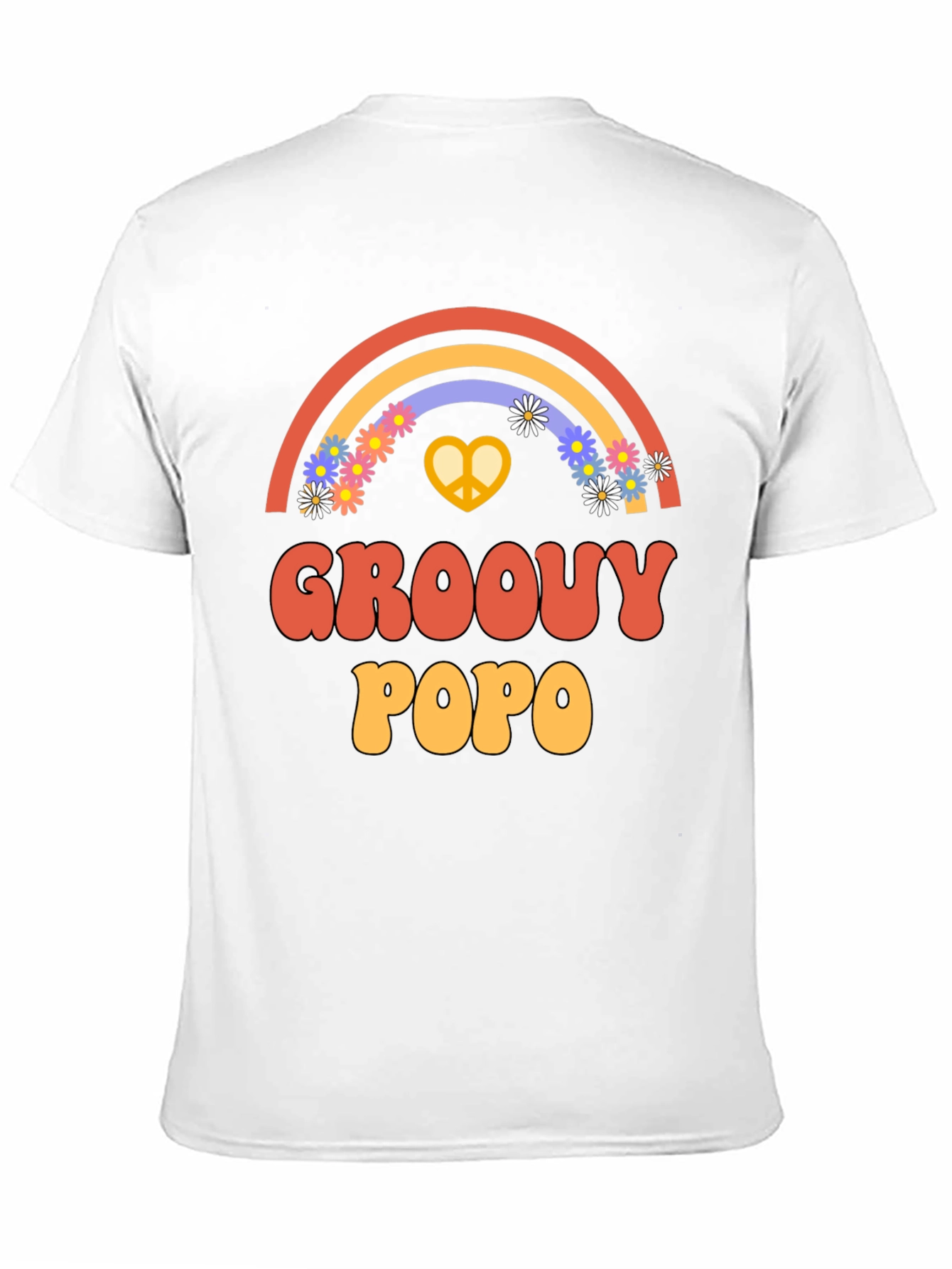 Groovy Popo Rainbow Graphic Tee