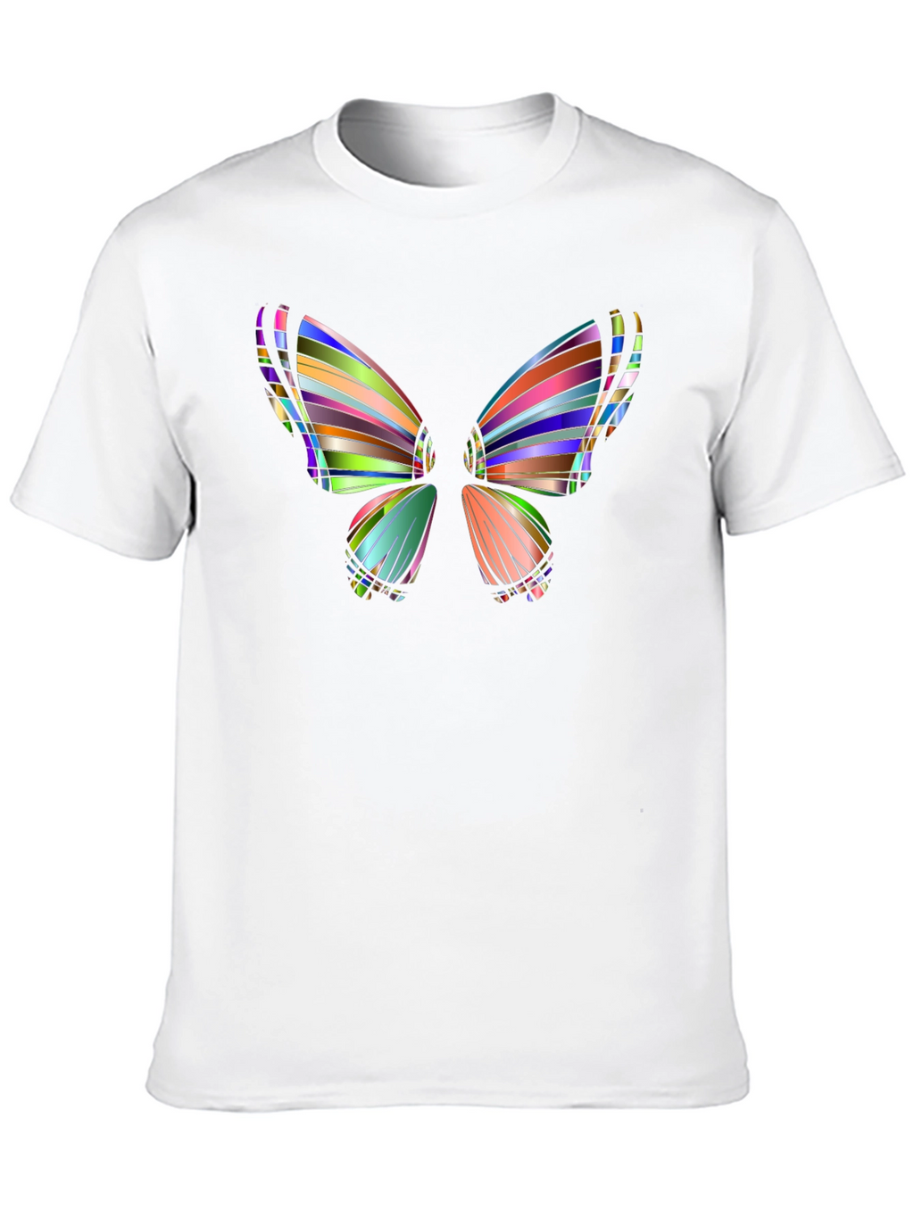 Butterfly Art Black T-Shirt