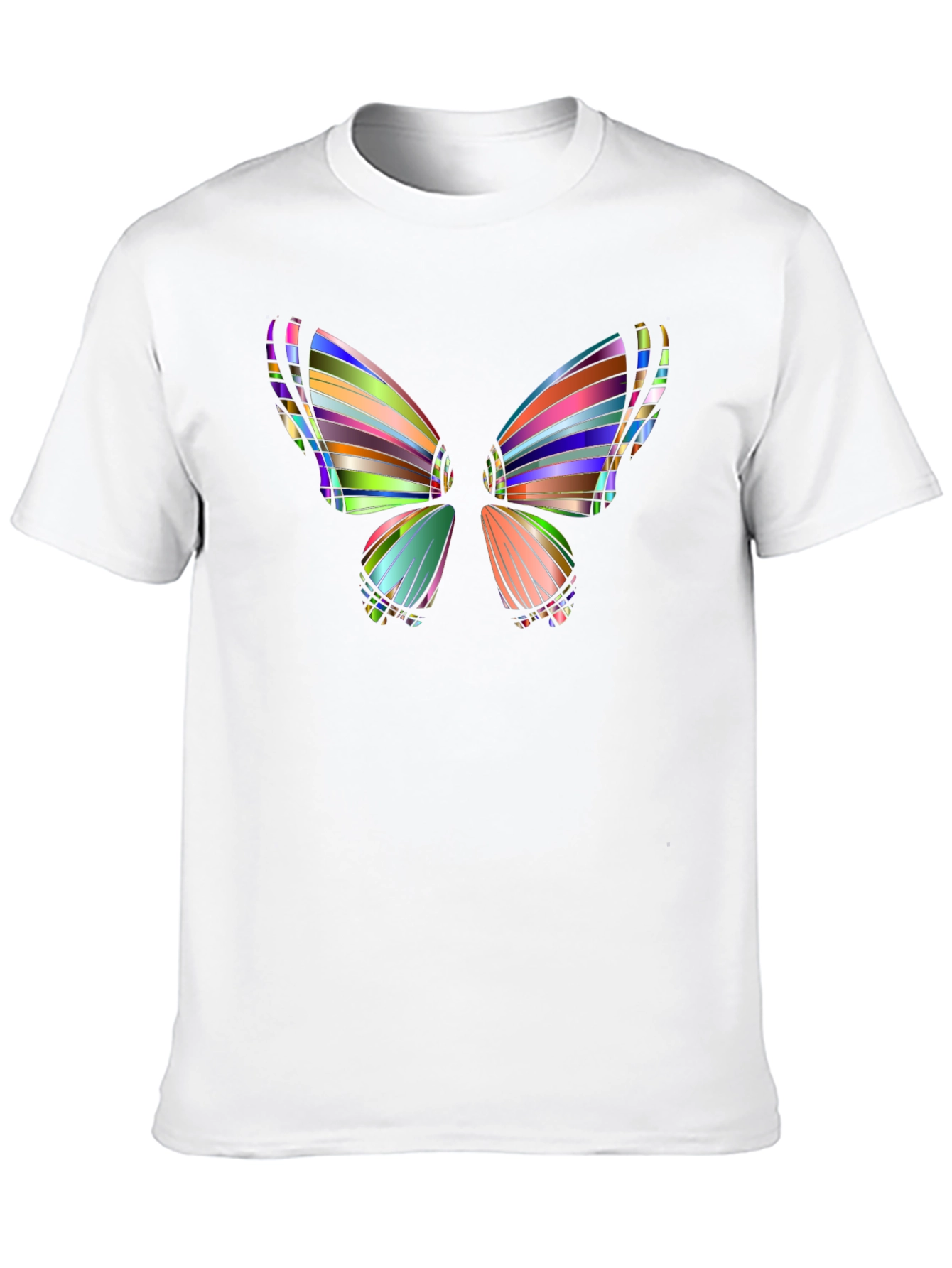 Butterfly Art Black T-Shirt