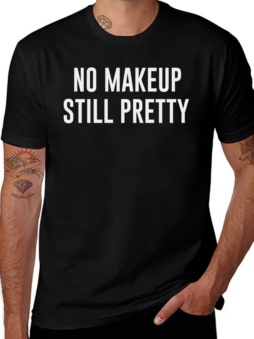 No Makeup Still Pretty Graphic Tee