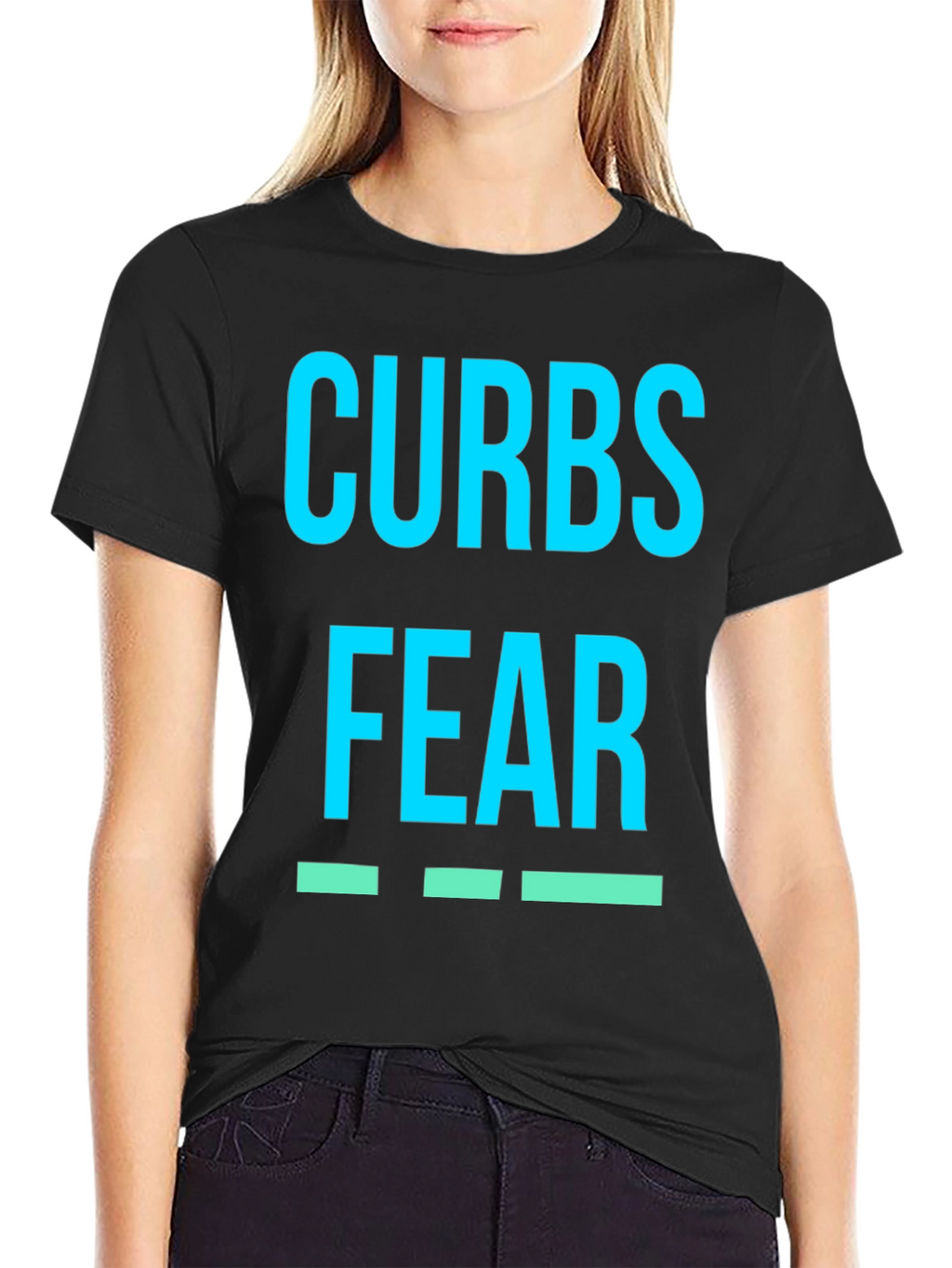 Curbs Fear T-Shirt - Bold Graphic Tee