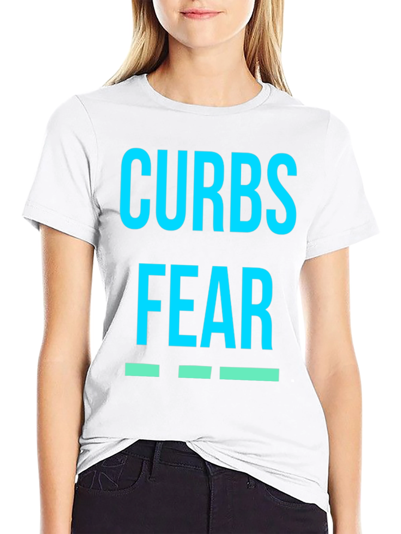 Curbs Fear T-Shirt - Bold Graphic Tee