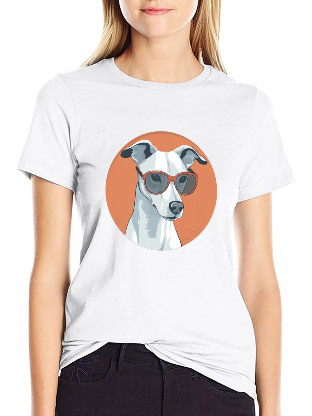 Cool Dog Graphic Tee - Black