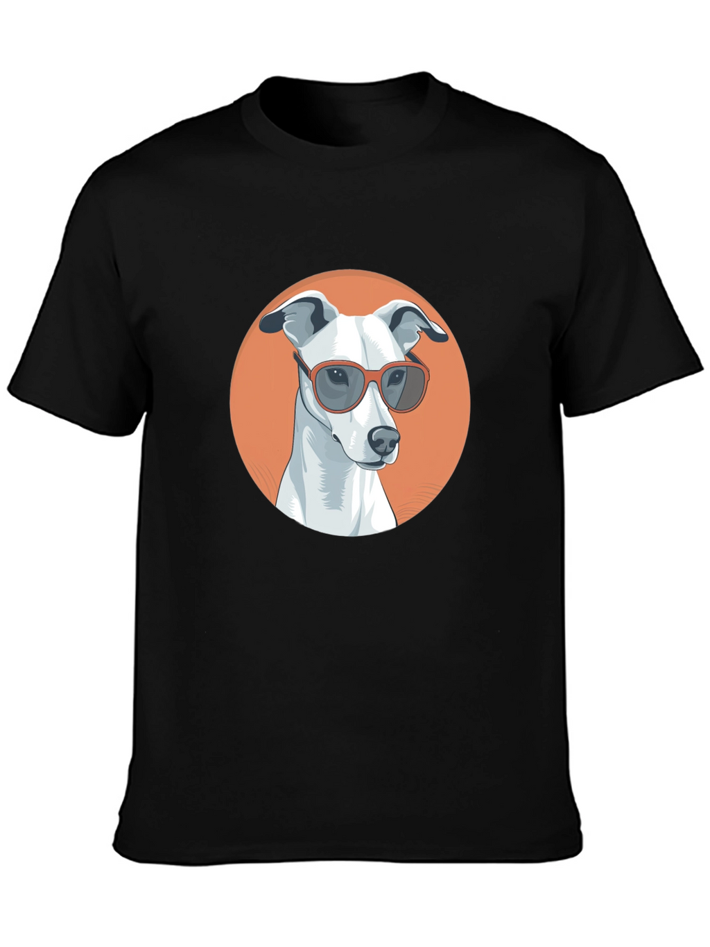 Cool Dog Graphic Tee - Black