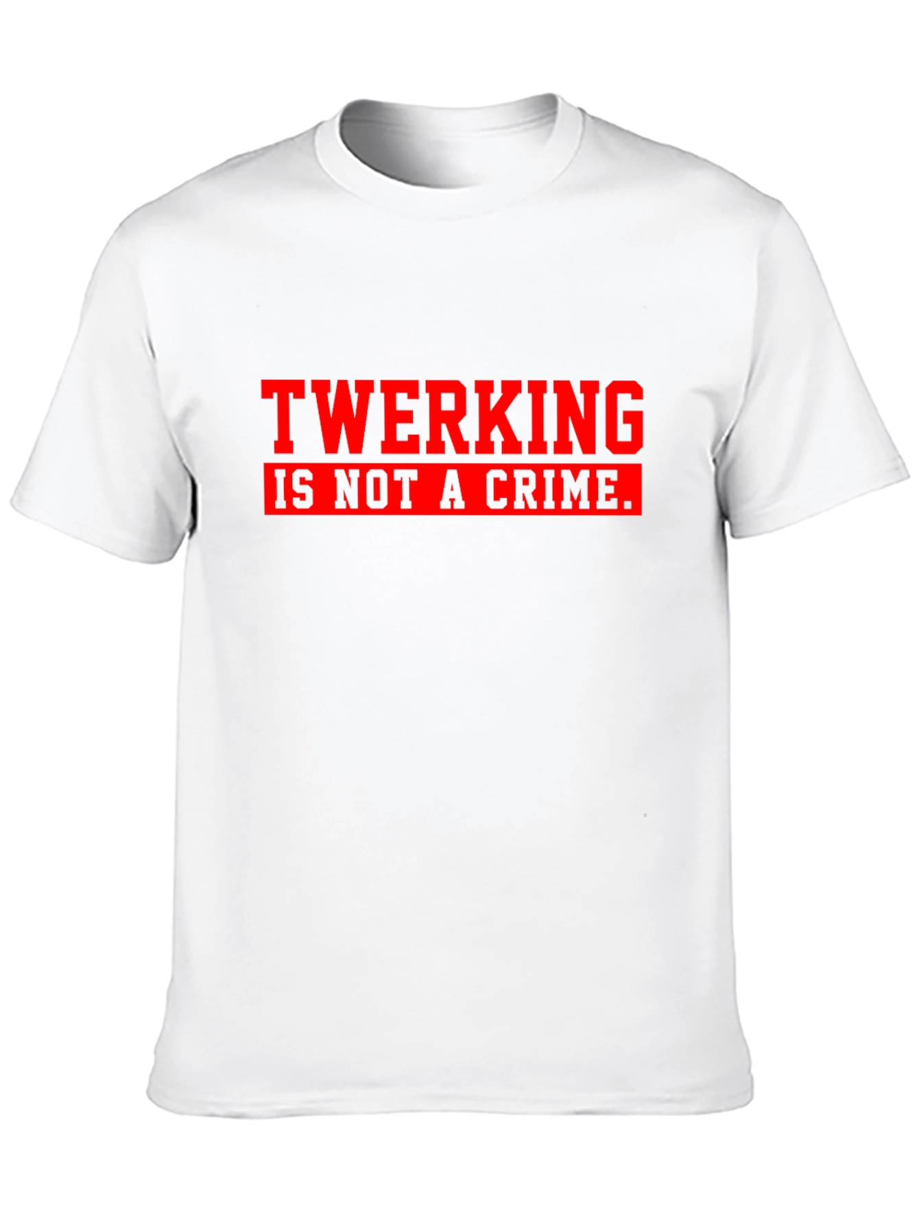 Twerking Is Not a Crime Graphic Tee - Black