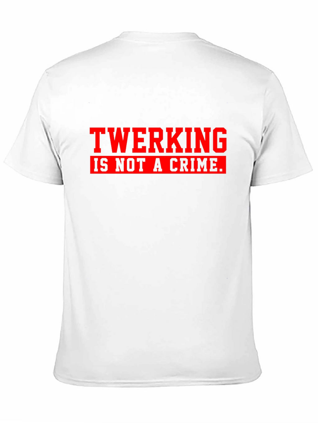 Twerking Is Not a Crime Graphic Tee - Black