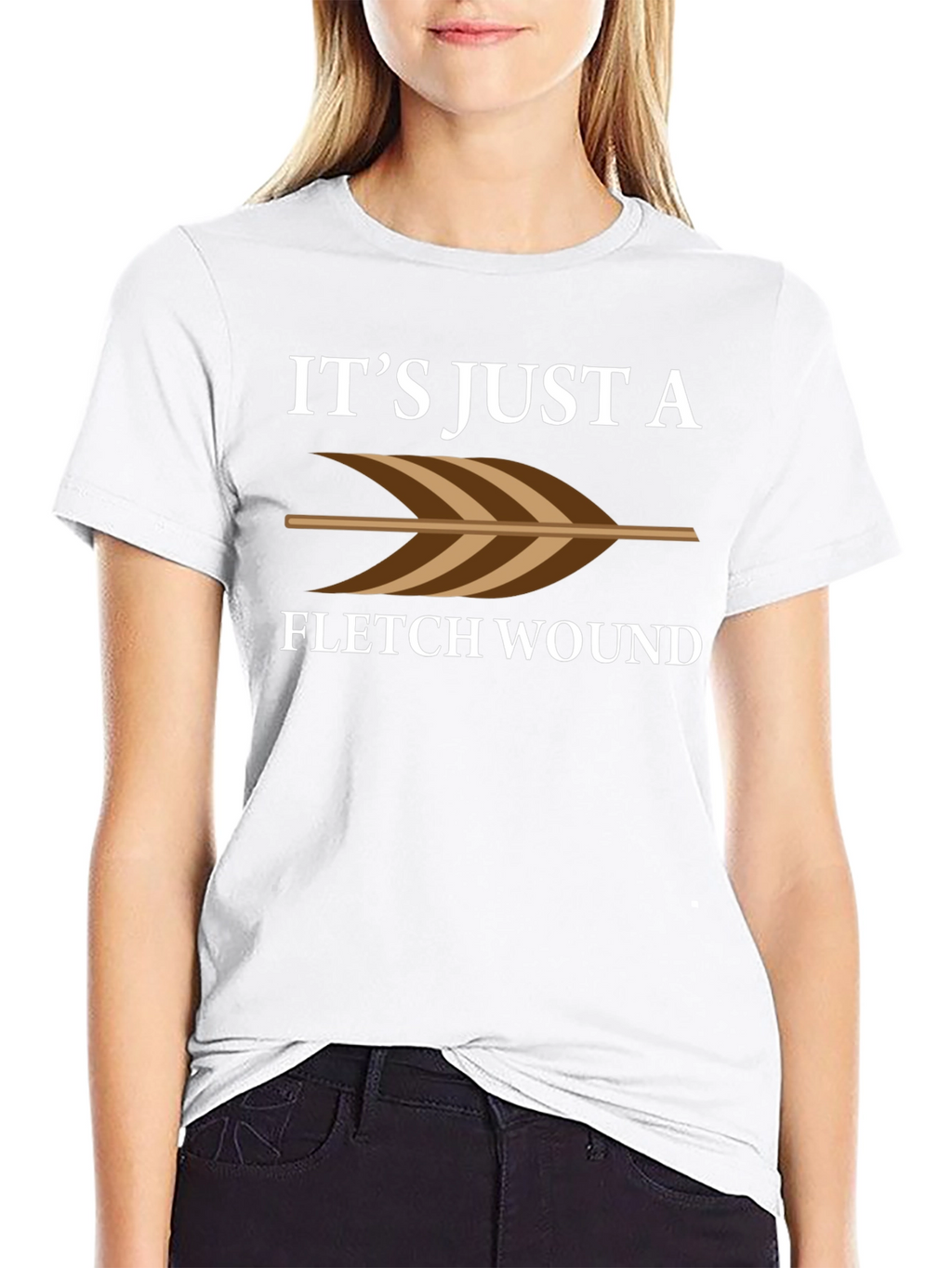 Fletch Wound Arrow T-Shirt - Funny Archer Tee