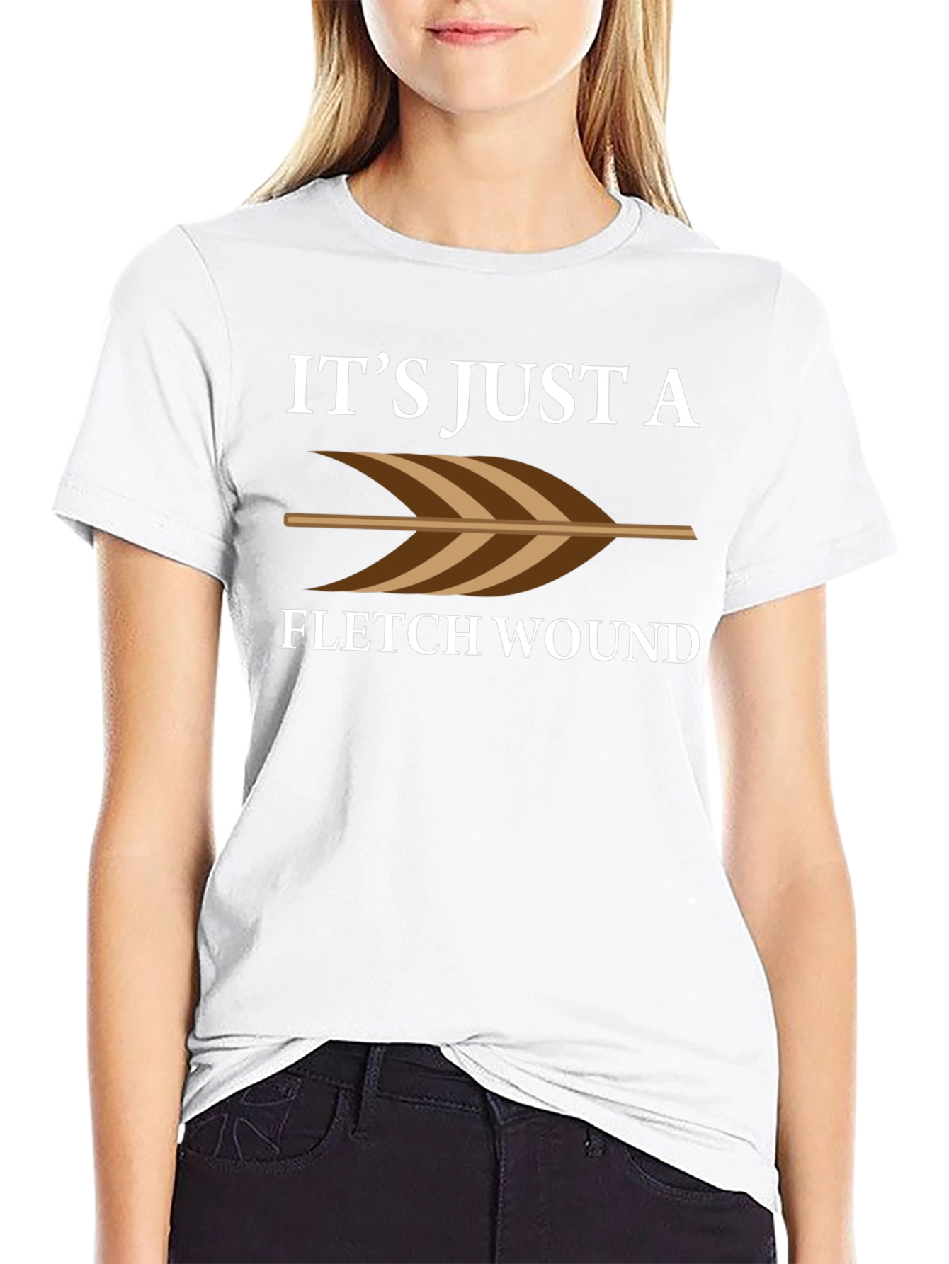 Fletch Wound Arrow T-Shirt - Funny Archer Tee