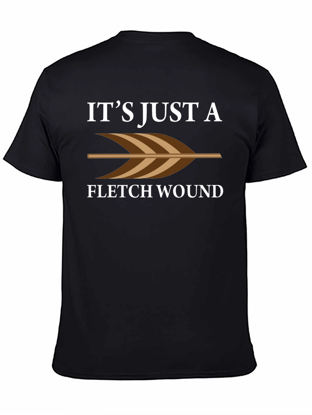 Fletch Wound Arrow T-Shirt - Funny Archer Tee