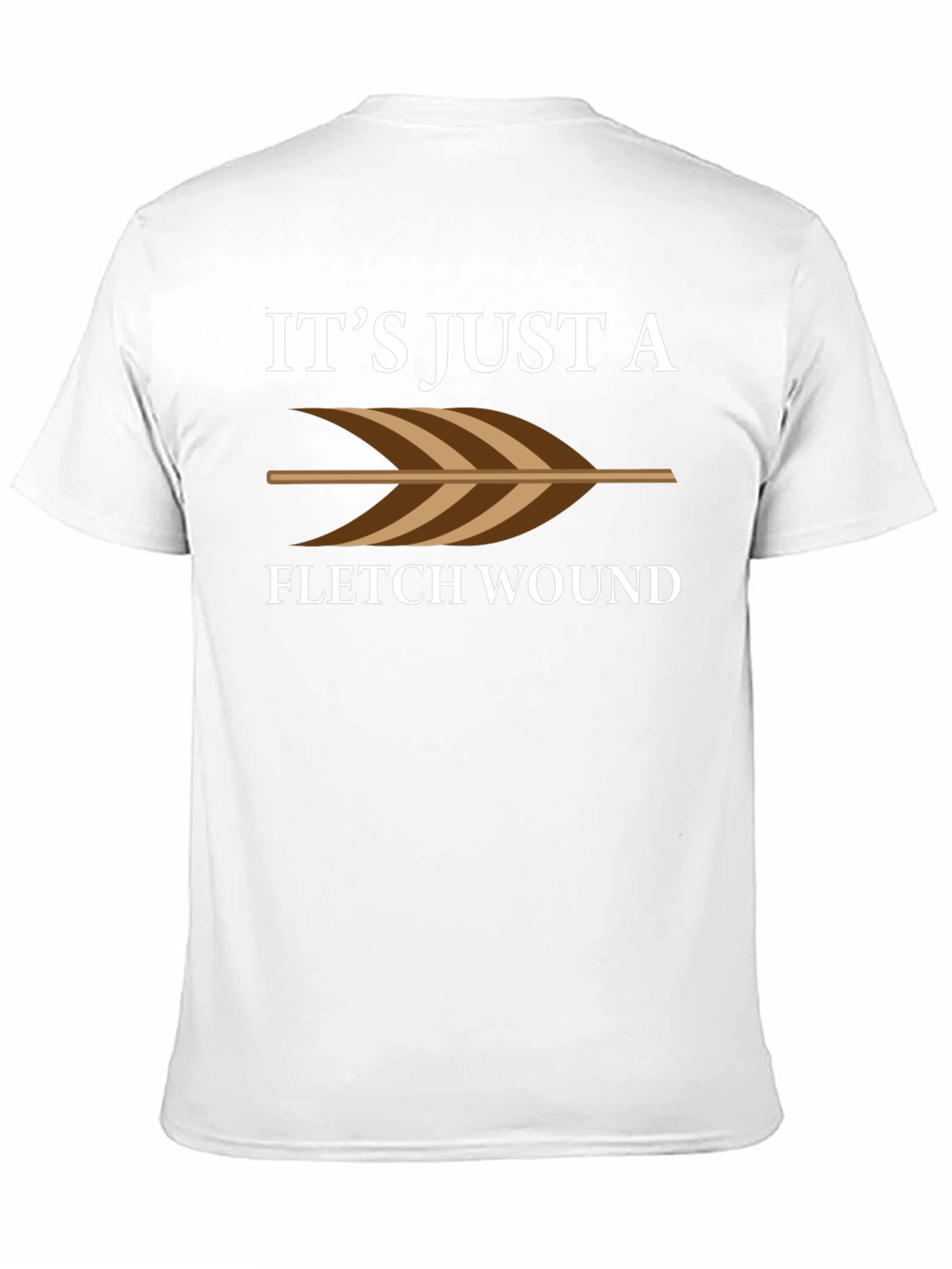 Fletch Wound Arrow T-Shirt - Funny Archer Tee
