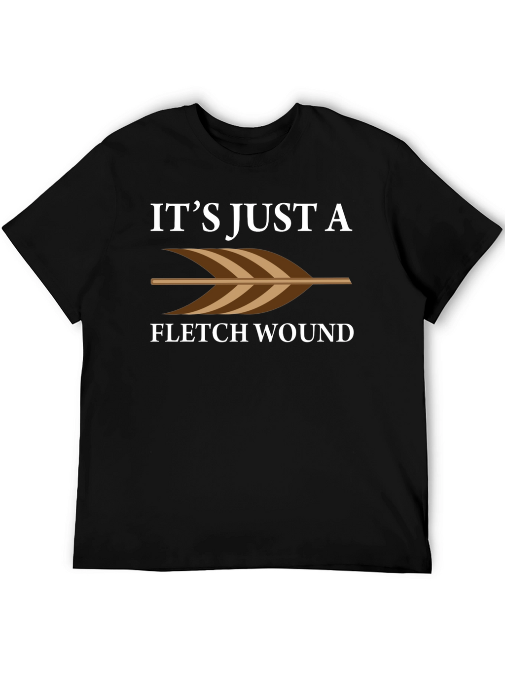 Fletch Wound Arrow T-Shirt - Funny Archer Tee