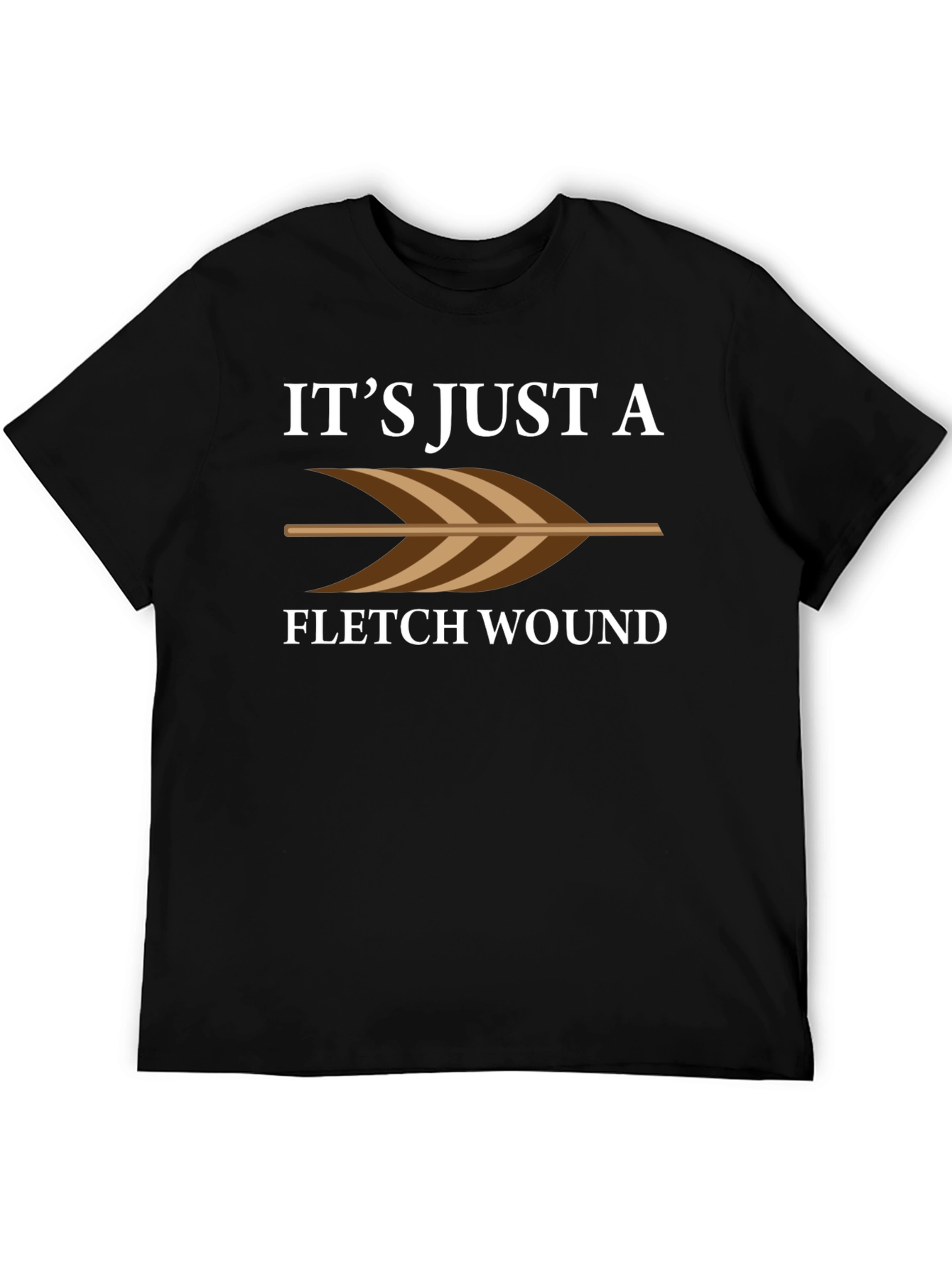 Fletch Wound Arrow T-Shirt - Funny Archer Tee