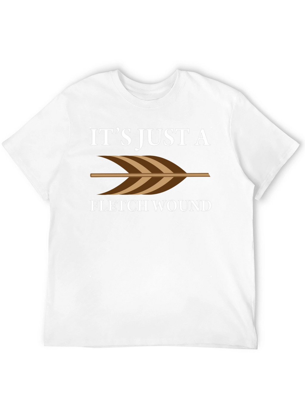 Fletch Wound Arrow T-Shirt - Funny Archer Tee