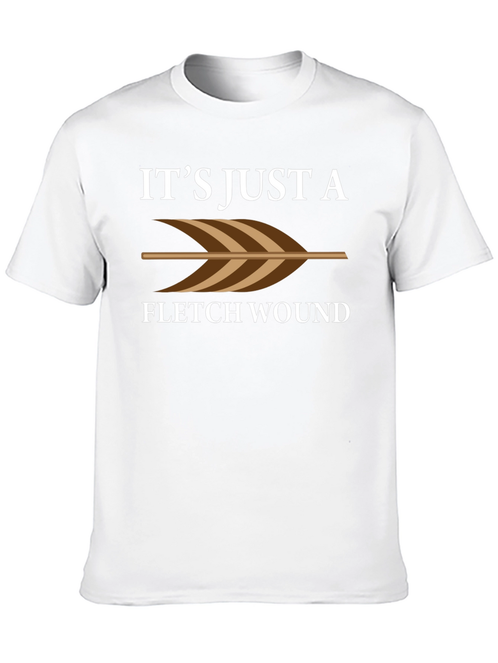 Fletch Wound Arrow T-Shirt - Funny Archer Tee