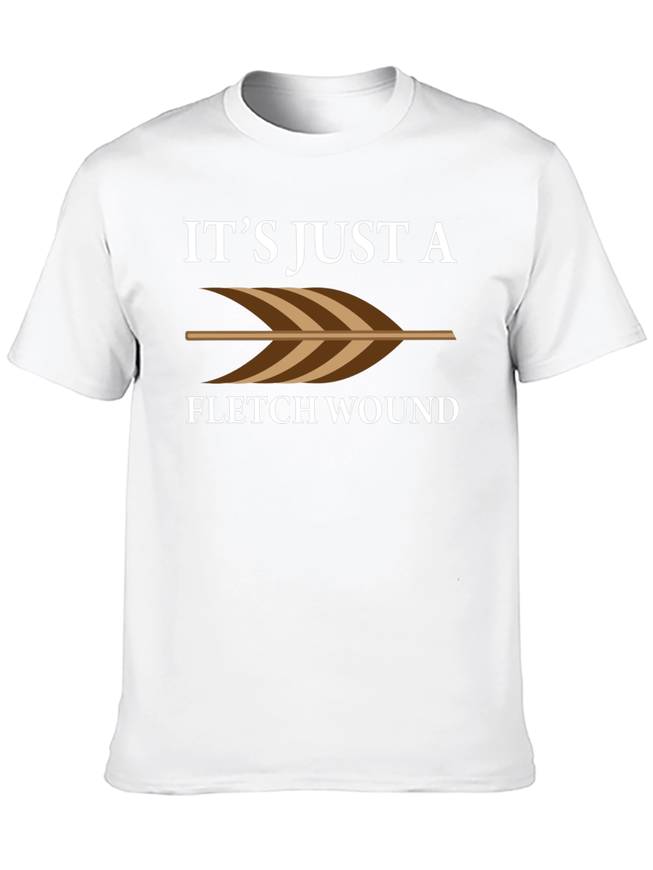 Fletch Wound Arrow T-Shirt - Funny Archer Tee