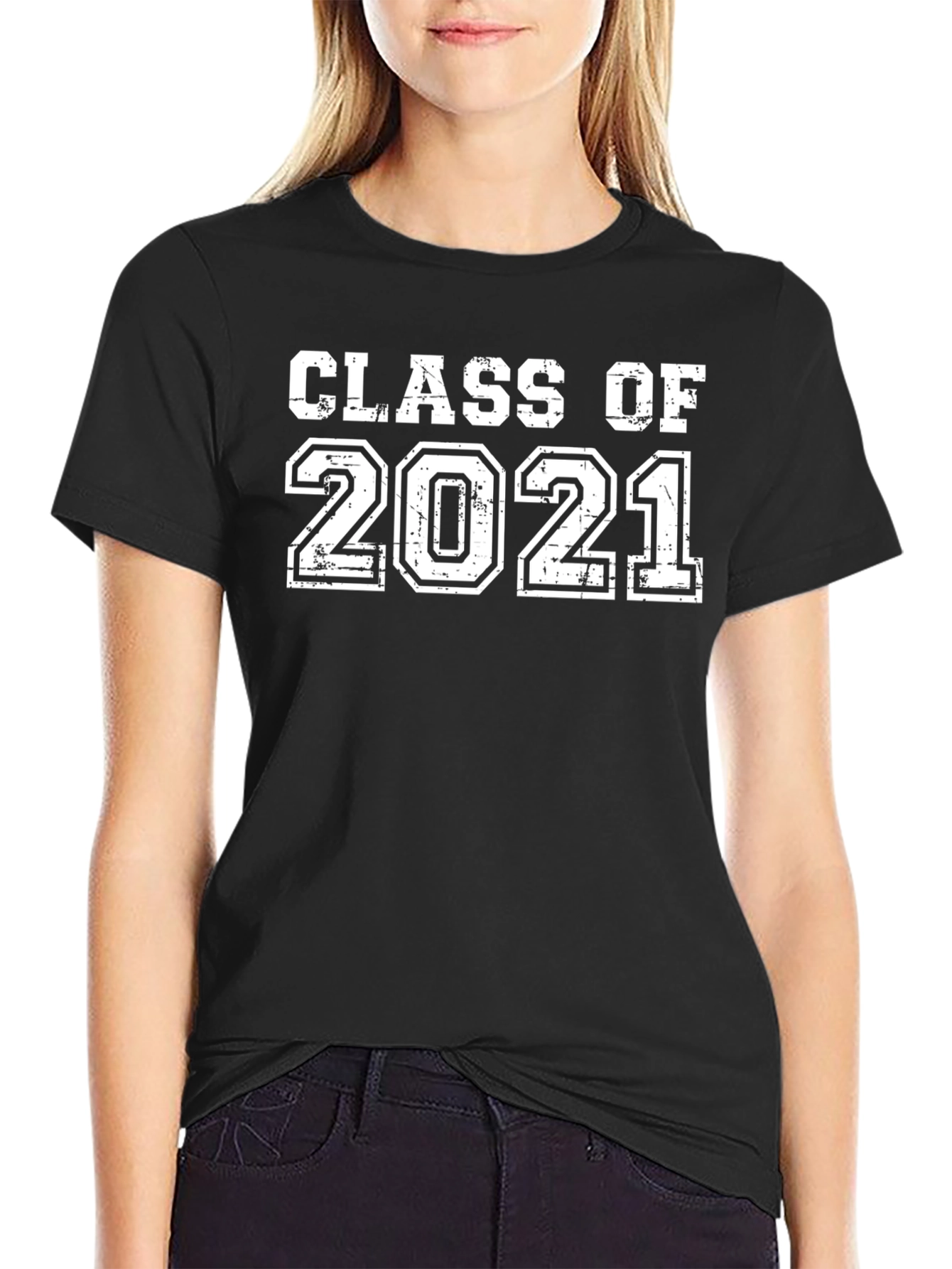 Class of 2021 Graphic Tee - Unisex Black T-Shirt