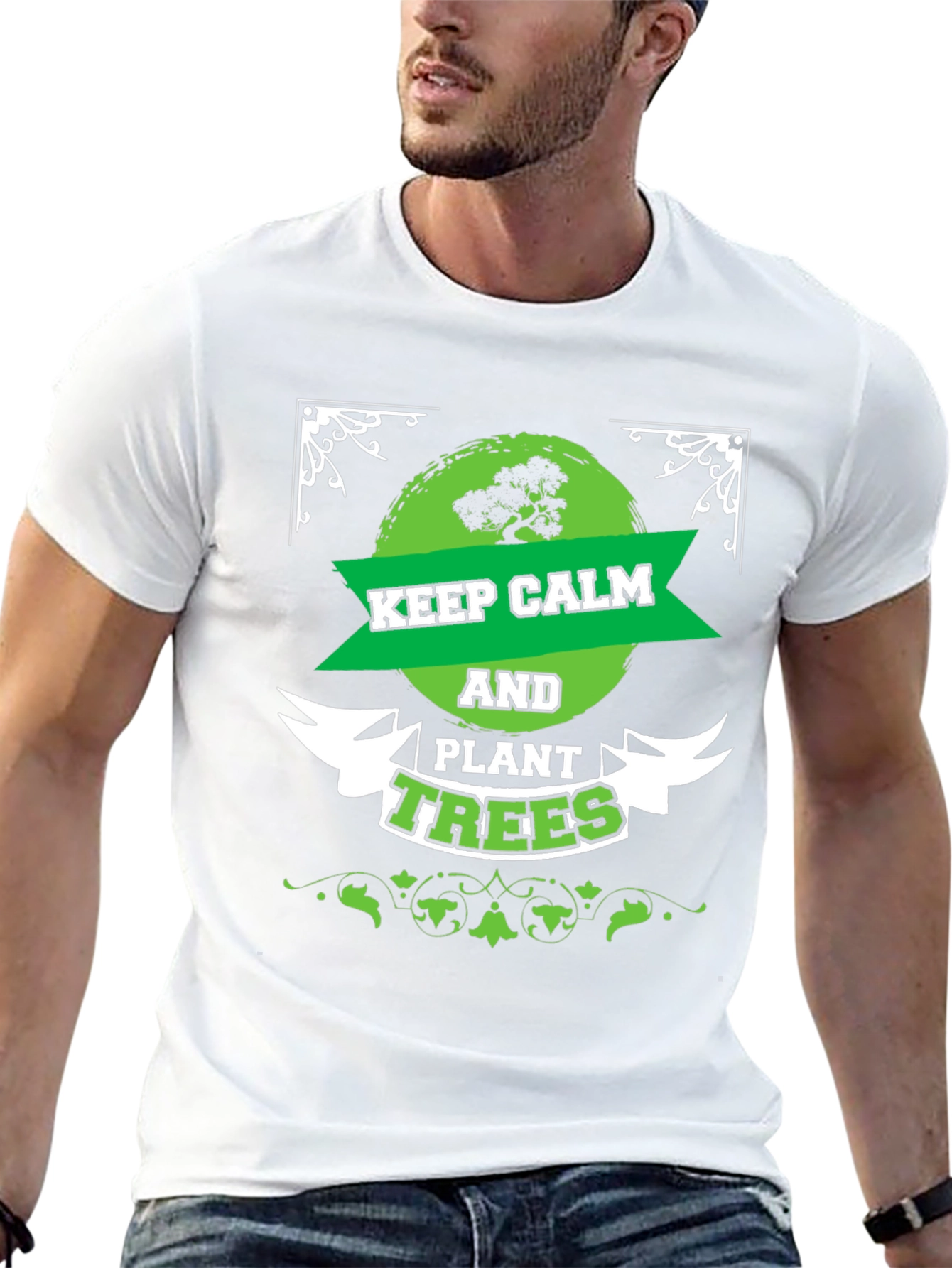 Keep Calm and Plant Trees Graphic Tee