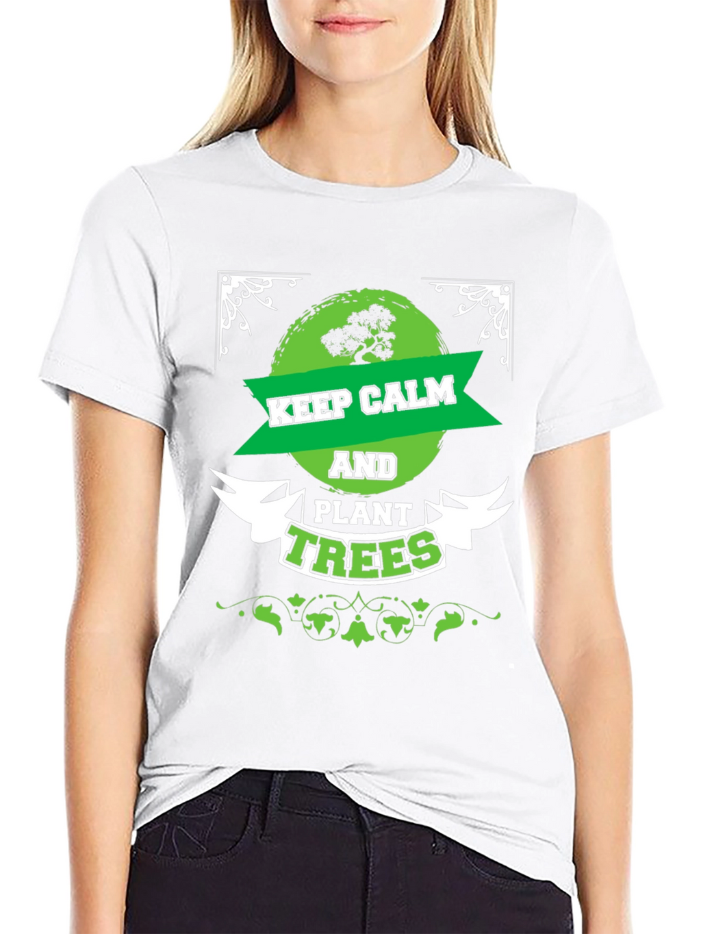 Keep Calm and Plant Trees Graphic Tee