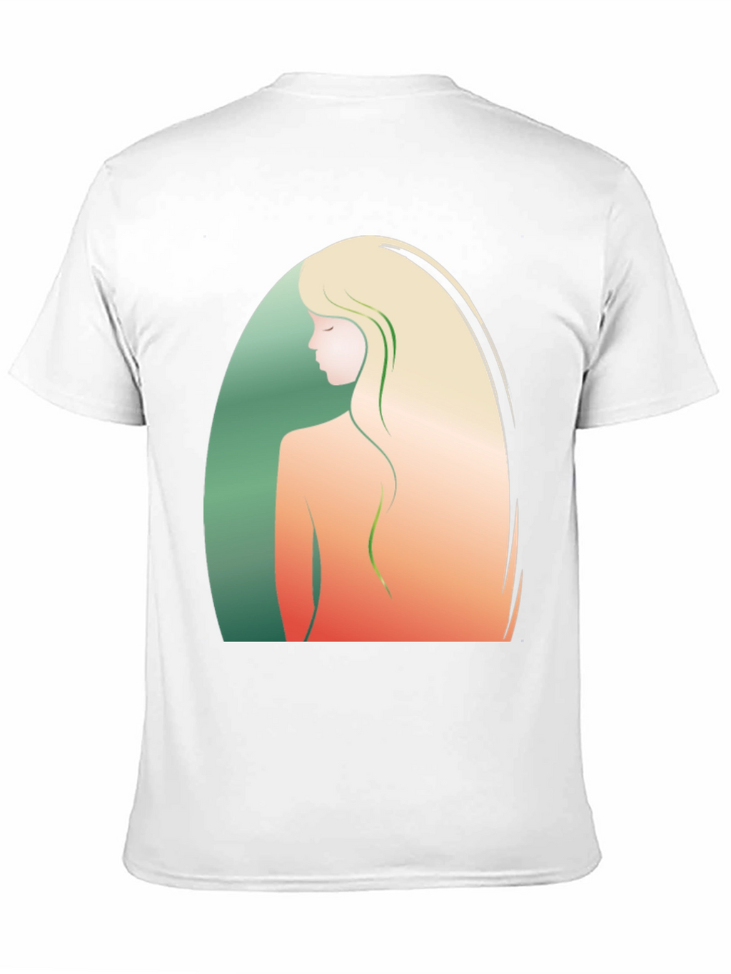 Elegant Woman Silhouette Graphic Tee