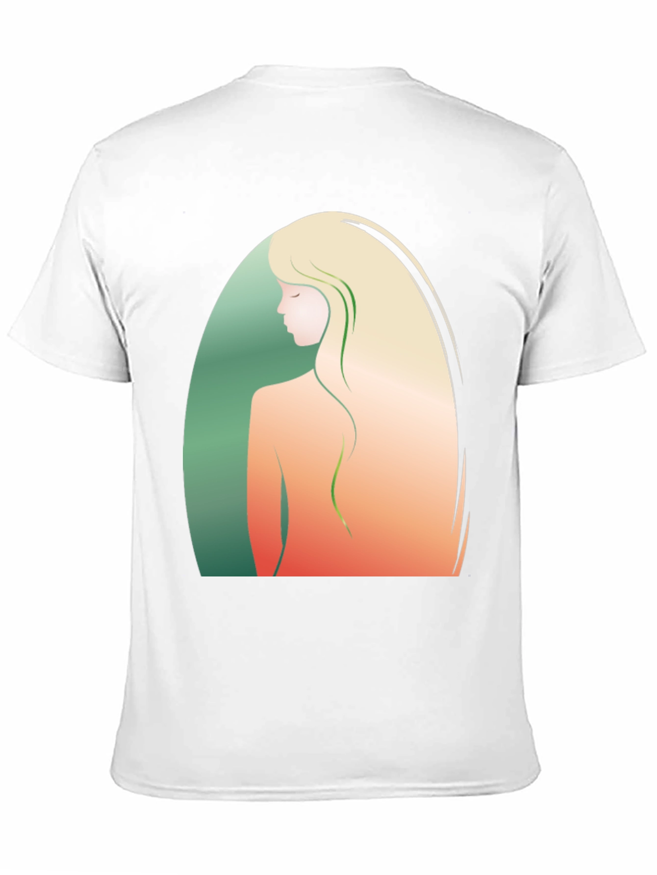 Elegant Woman Silhouette Graphic Tee