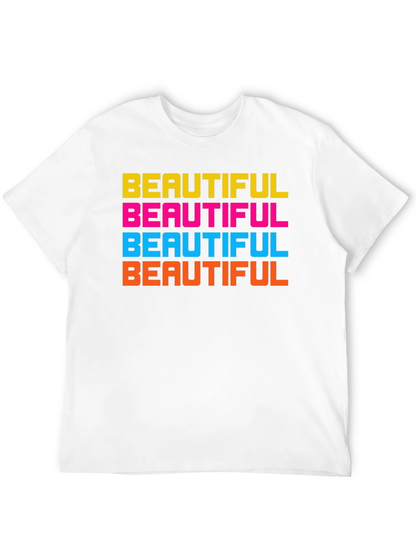 Beautiful Vibrant Graphic T-Shirt - Black