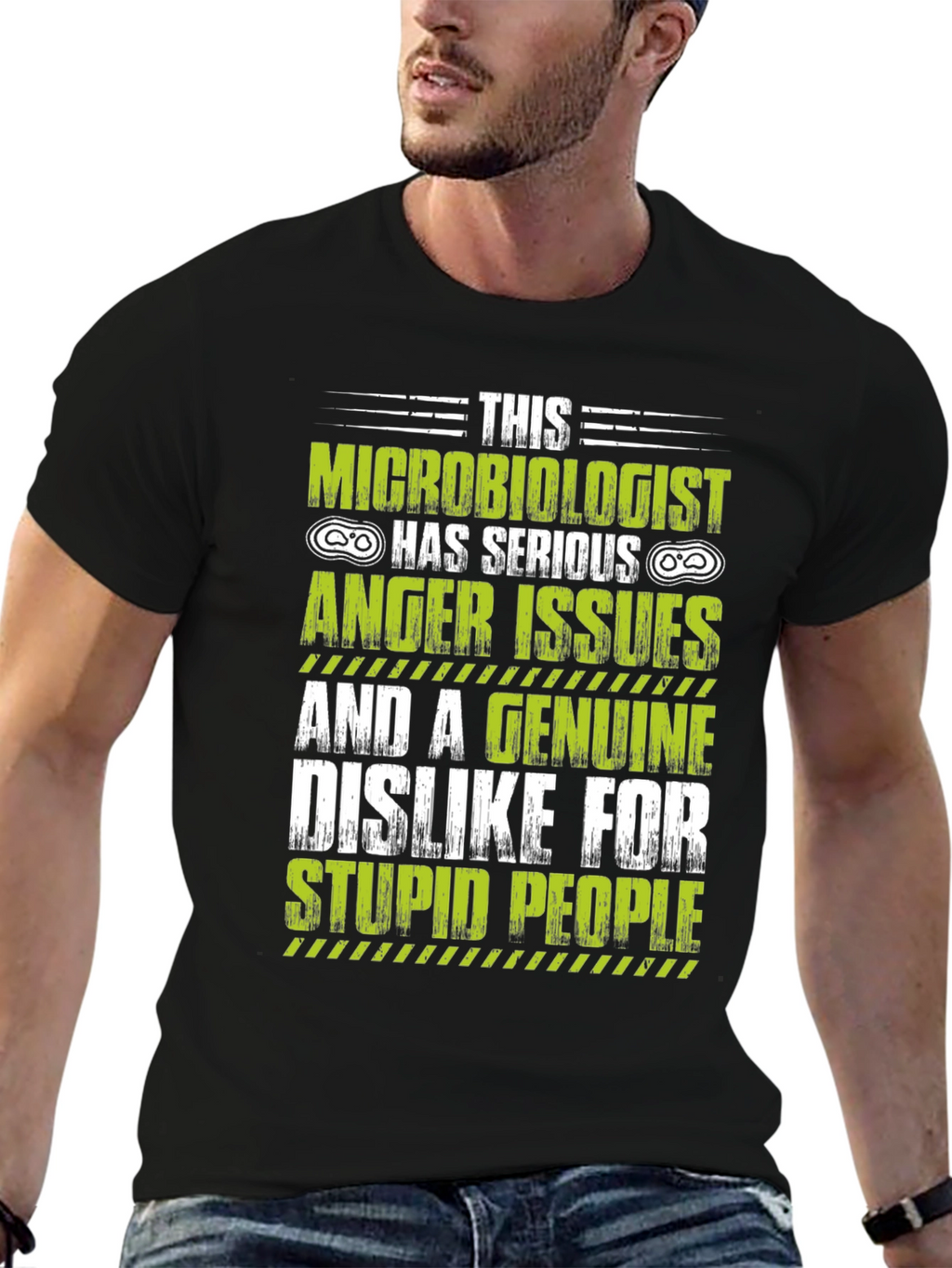 Microbiologist Anger Issues Graphic T-Shirt