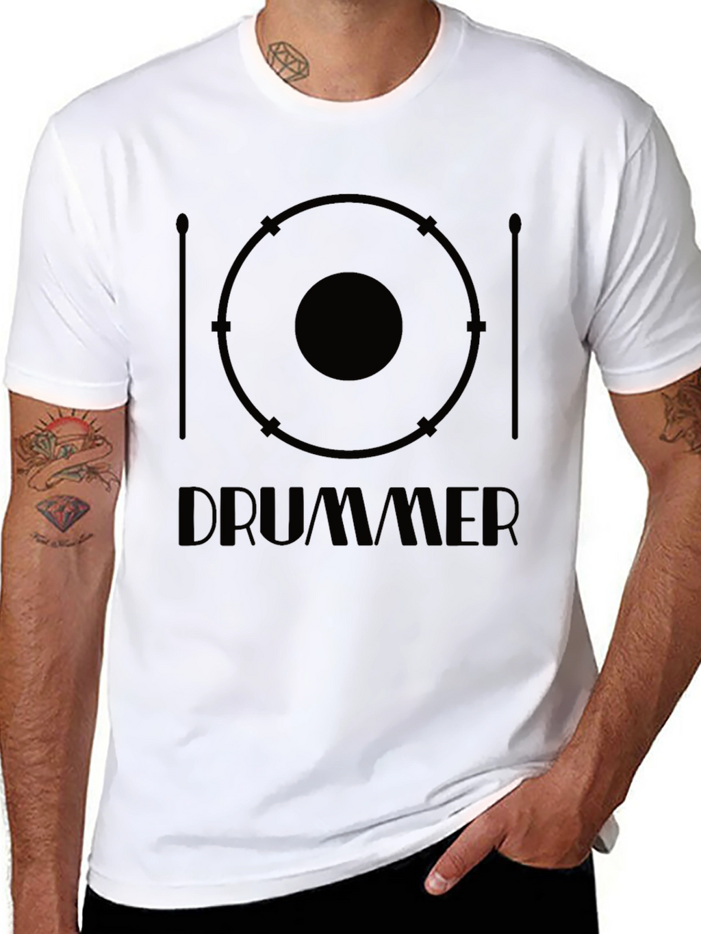 Drummer T-Shirt - Music Lover Tee