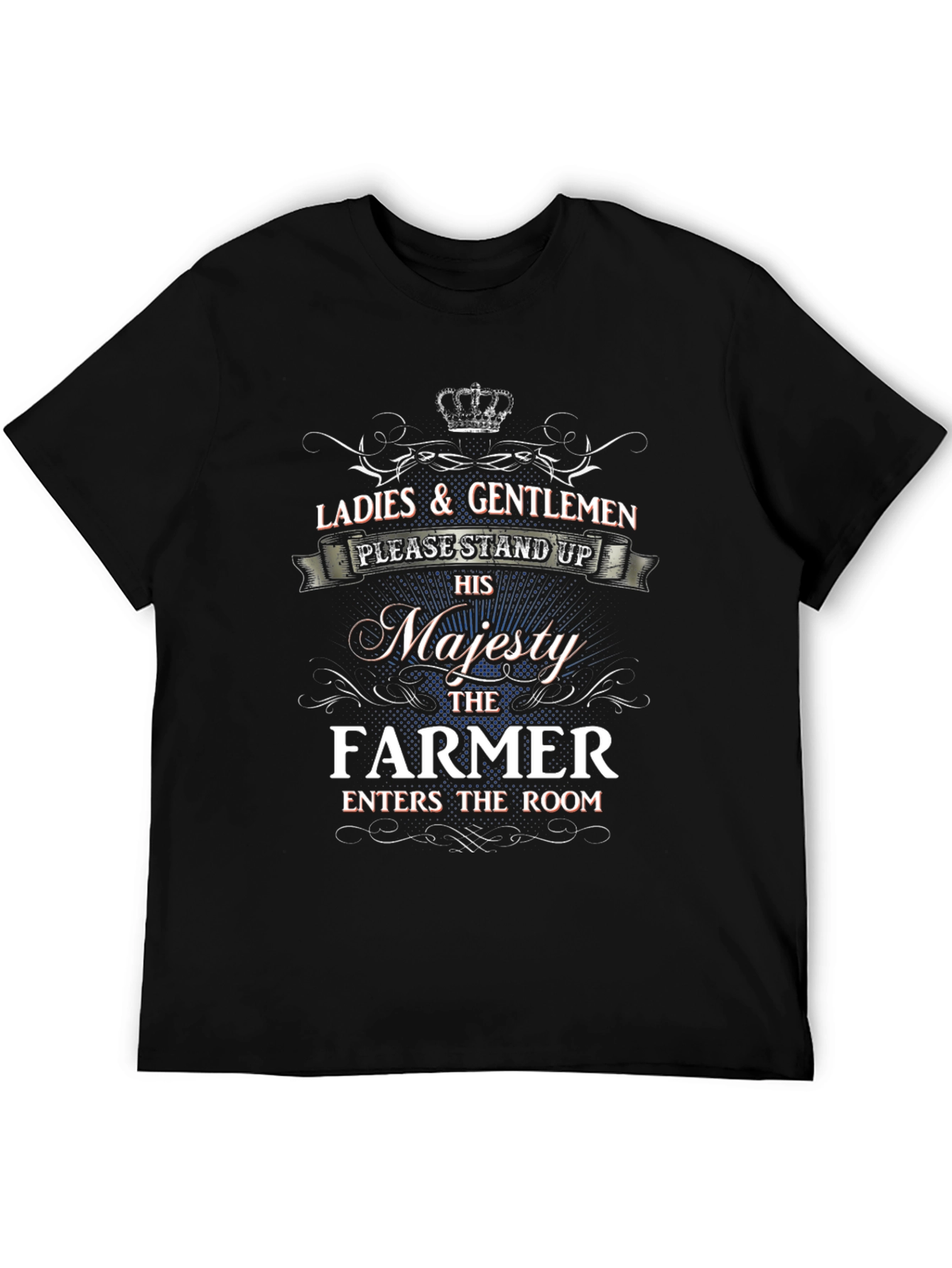 Majesty Farmer T-Shirt - Novelty Graphic Tee