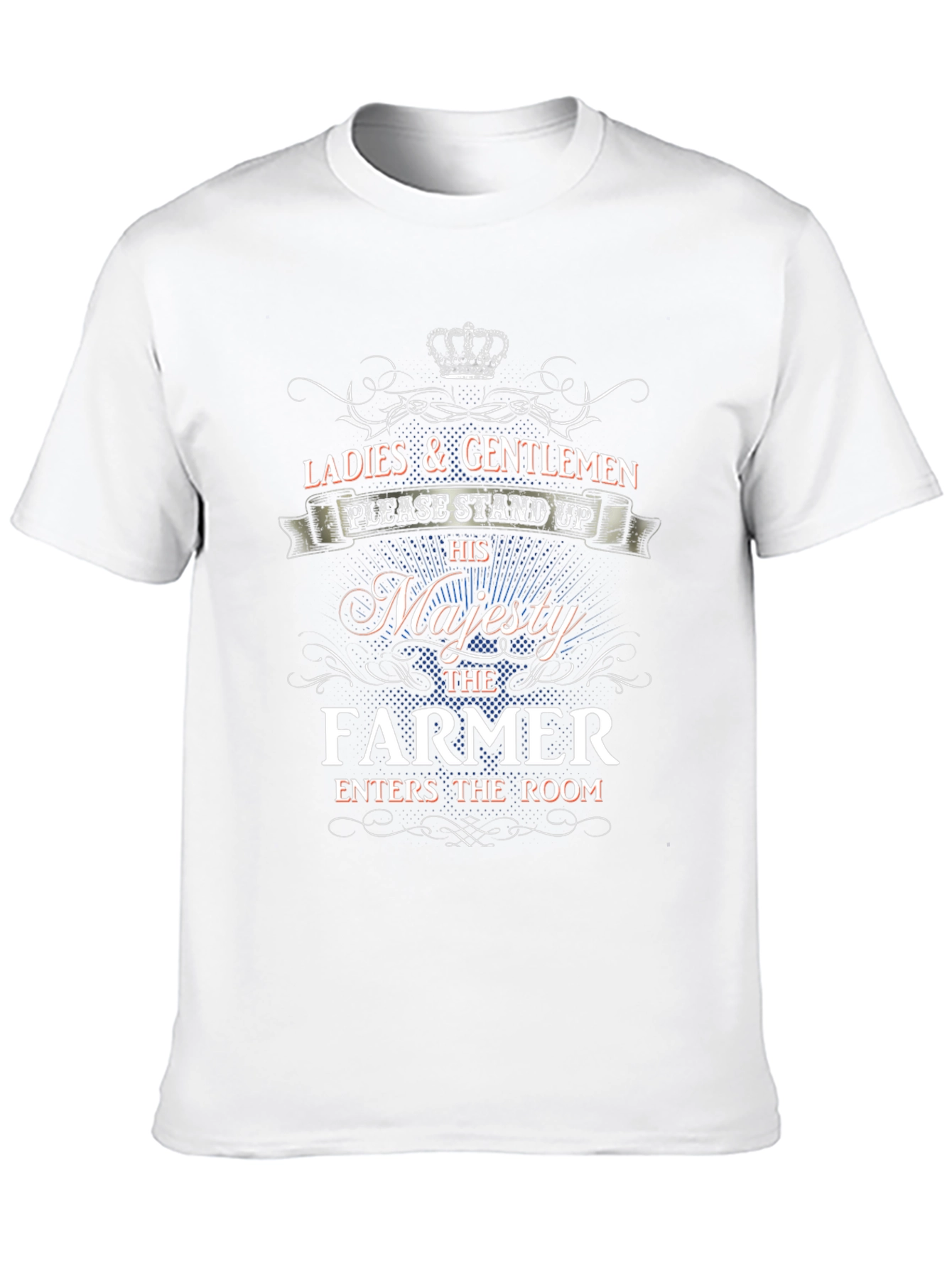 Majesty Farmer T-Shirt - Novelty Graphic Tee