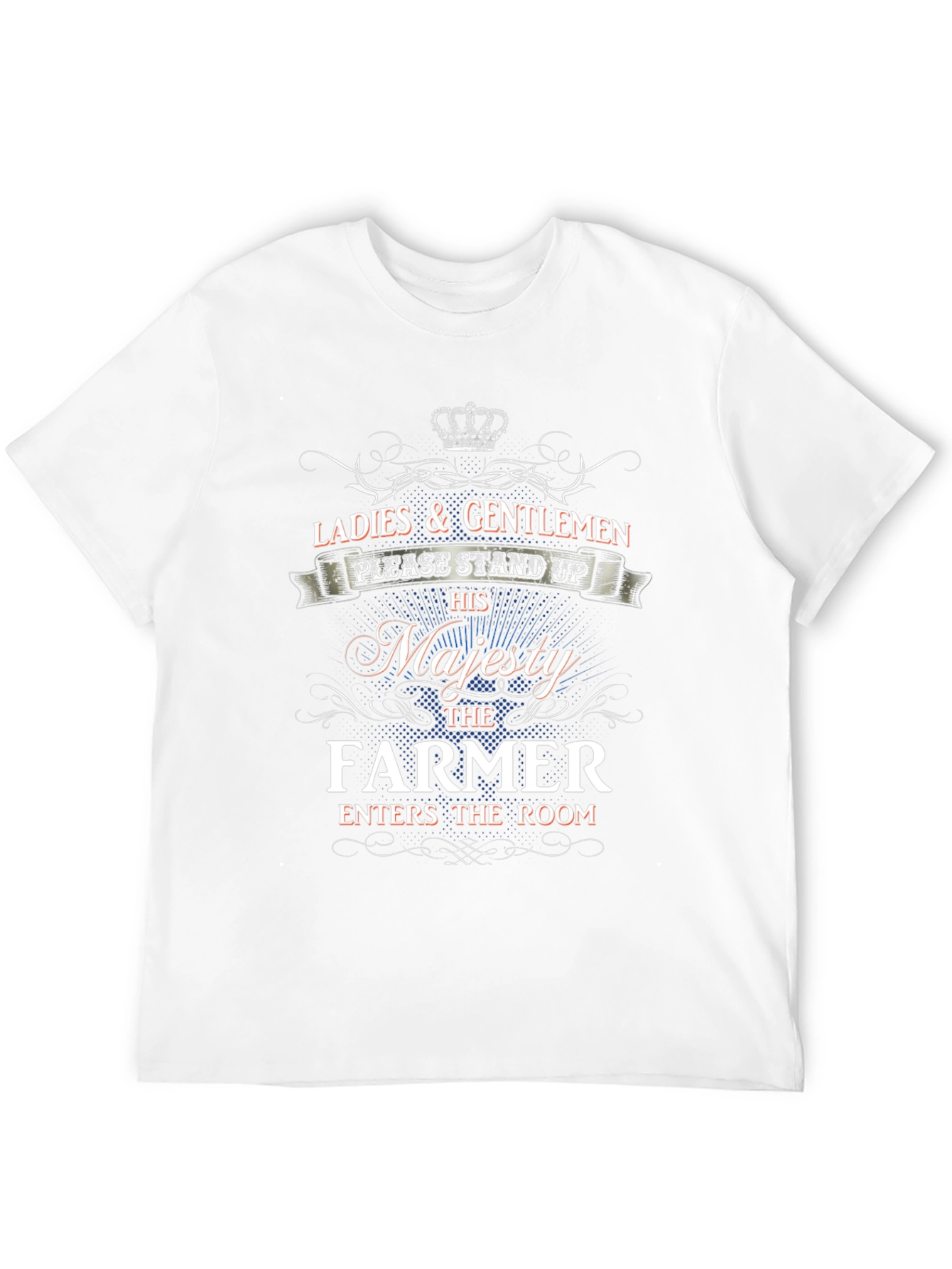 Majesty Farmer T-Shirt - Novelty Graphic Tee