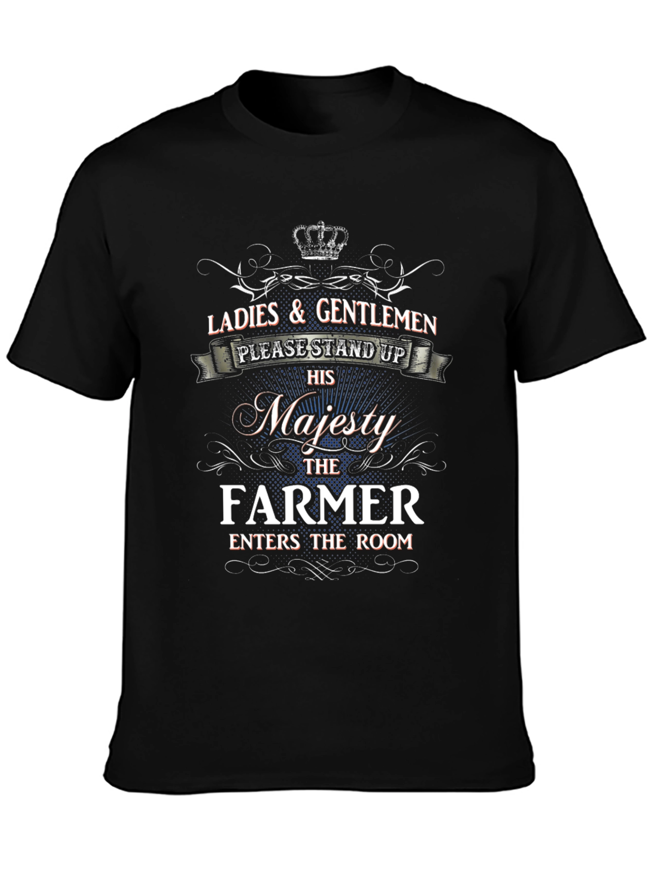 Majesty Farmer T-Shirt - Novelty Graphic Tee