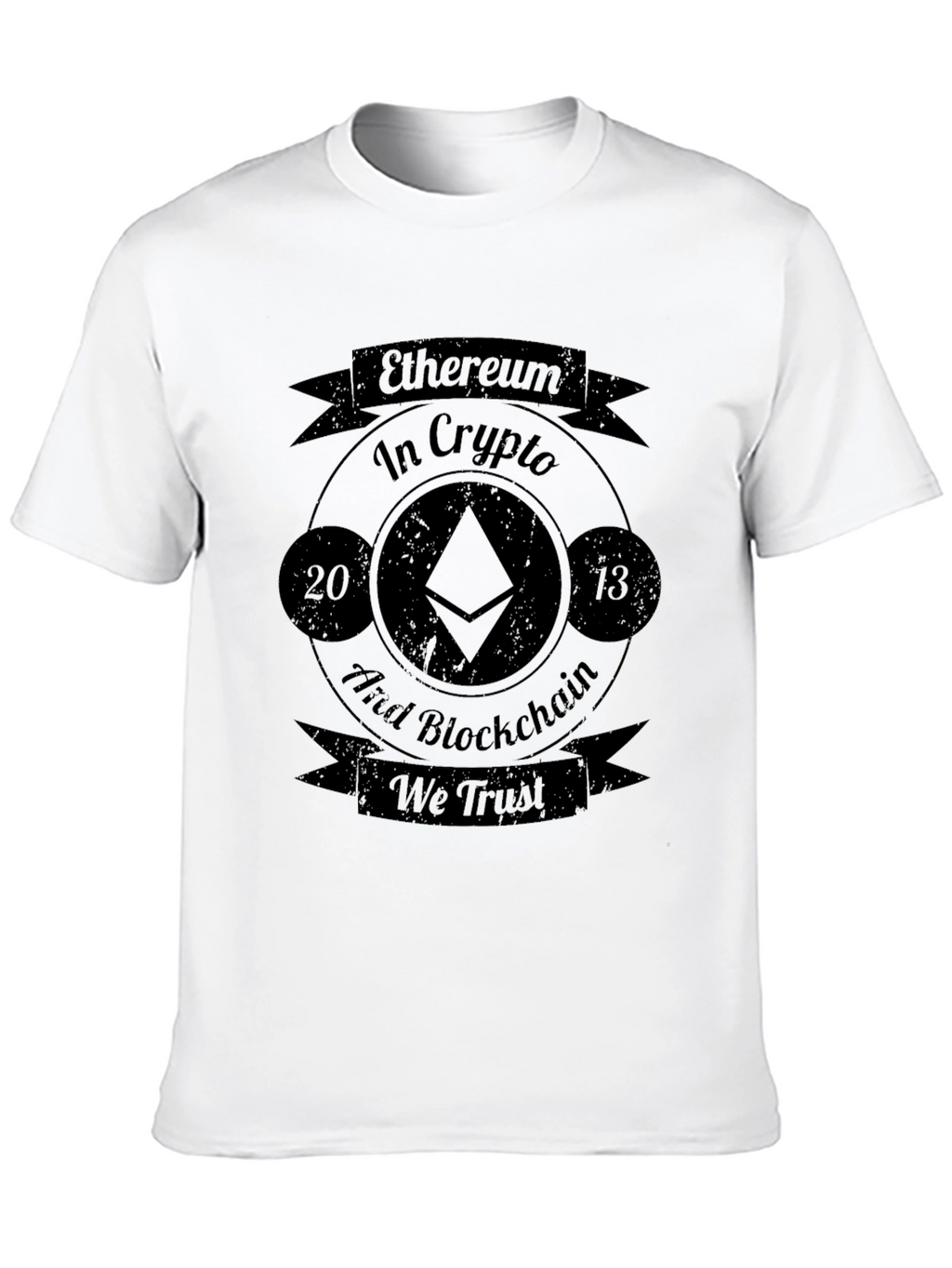 Ethereum Crypto T-Shirt - Blockchain We Trust