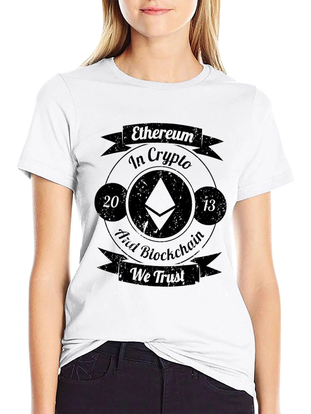 Ethereum Crypto T-Shirt - Blockchain We Trust