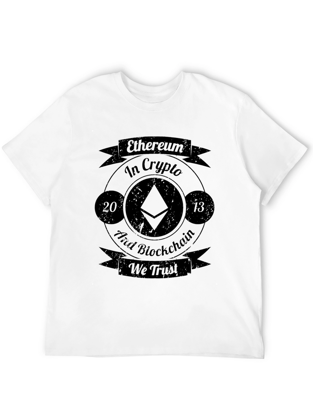 Ethereum Crypto T-Shirt - Blockchain We Trust