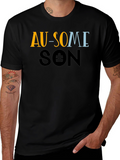 Au-Some Son Black T-Shirt