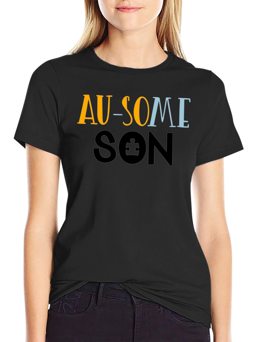 Au-Some Son Black T-Shirt