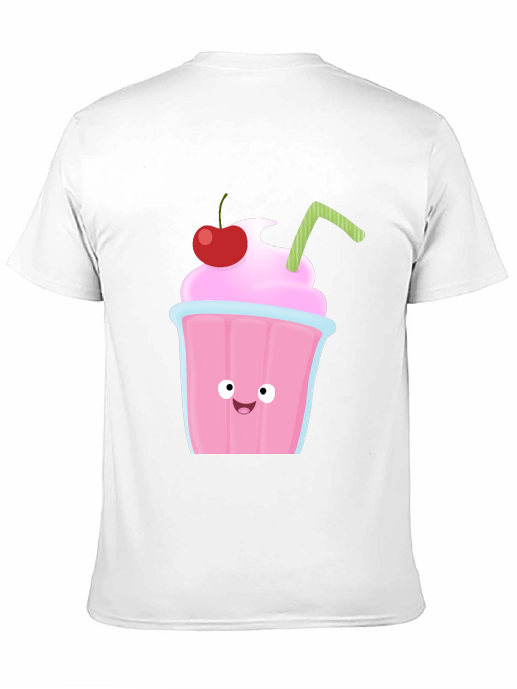 Cartoon Milkshake Graphic T-Shirt - Fun & Stylish