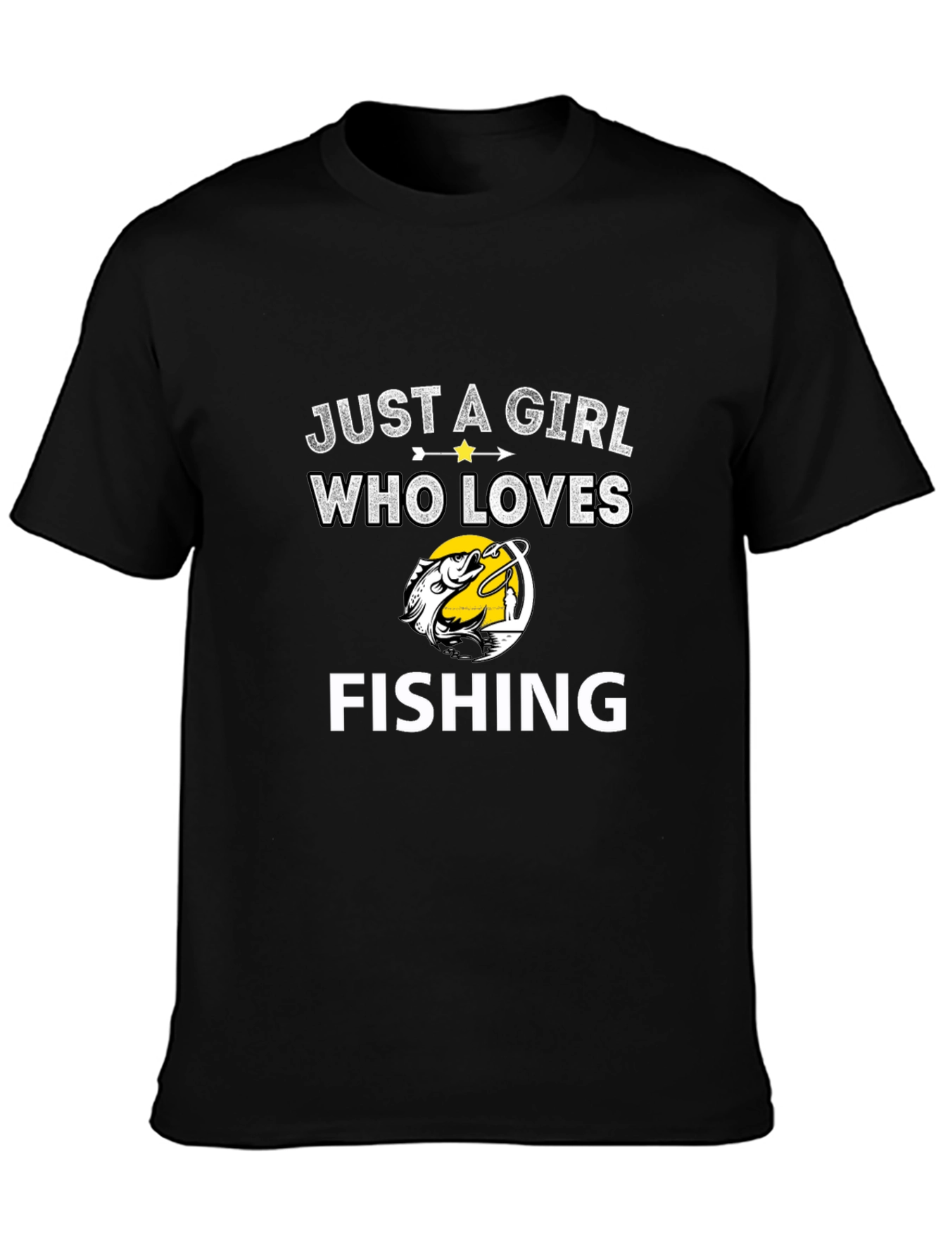 Just a Girl Who Loves Fishing T-Shirt