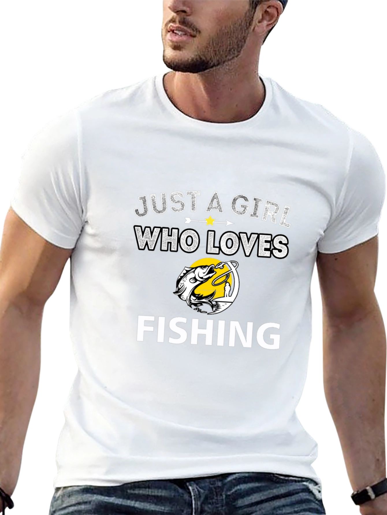 Just a Girl Who Loves Fishing T-Shirt