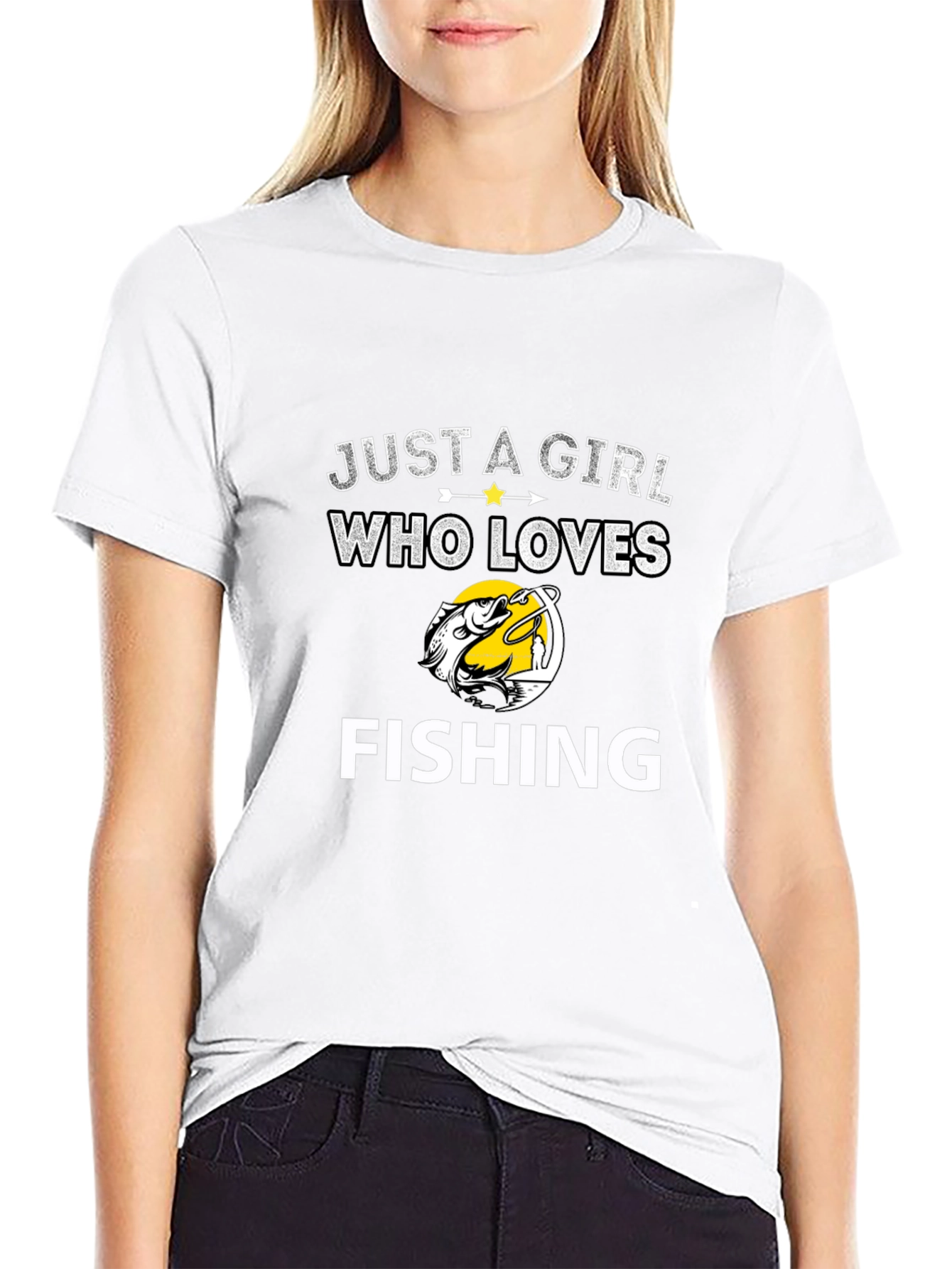 Just a Girl Who Loves Fishing T-Shirt