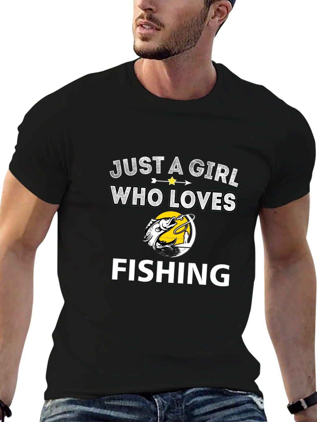 Just a Girl Who Loves Fishing T-Shirt