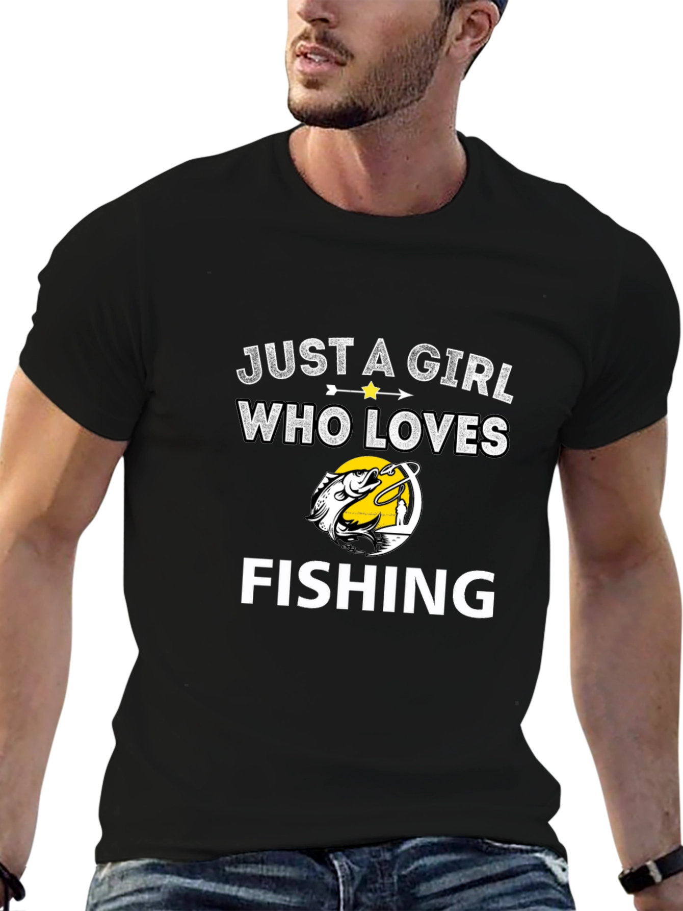 Just a Girl Who Loves Fishing T-Shirt