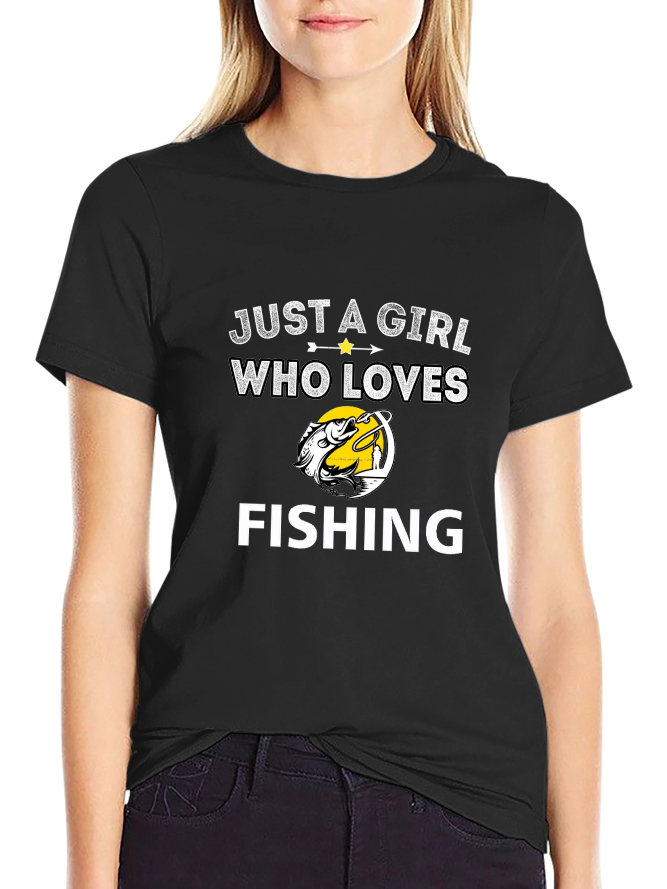 Just a Girl Who Loves Fishing T-Shirt