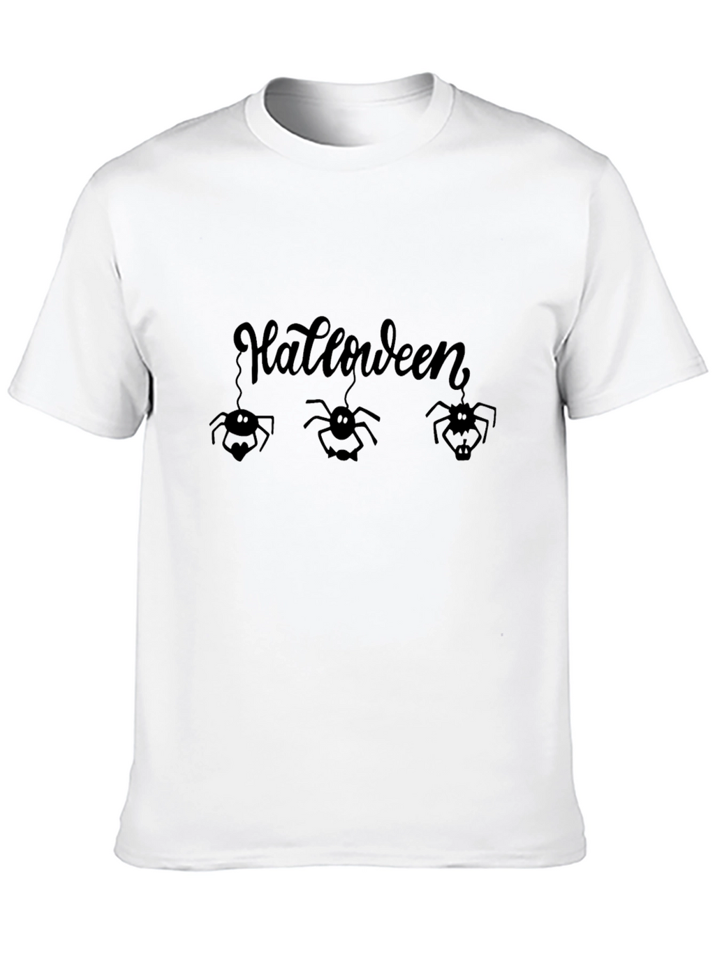 Halloween Spider Graphic Tee - Mens Black T-Shirt