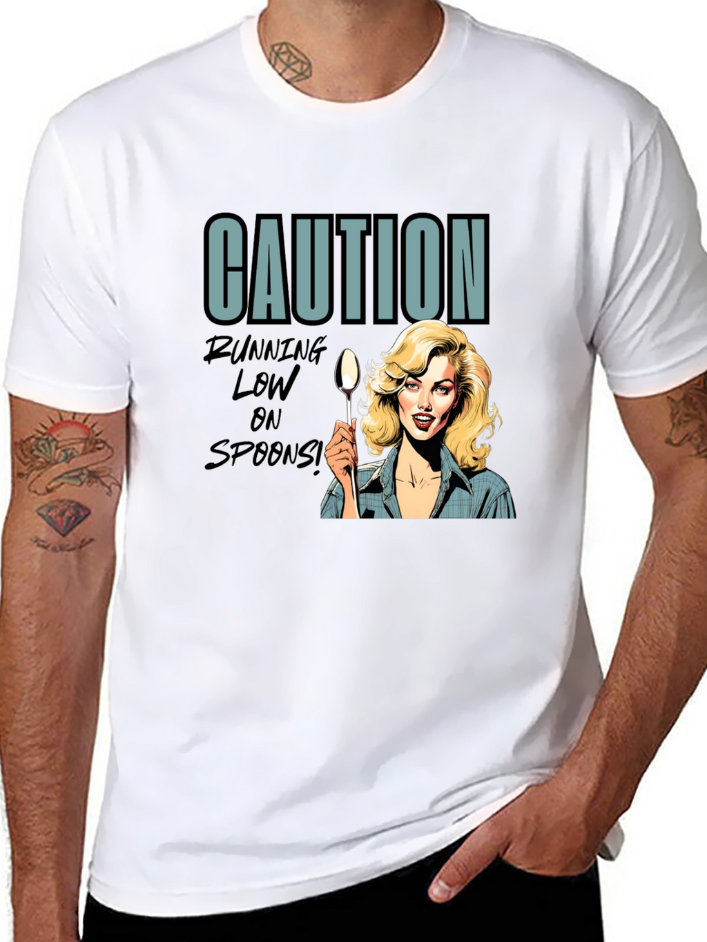 Caution Running Low On Spoons T-Shirt