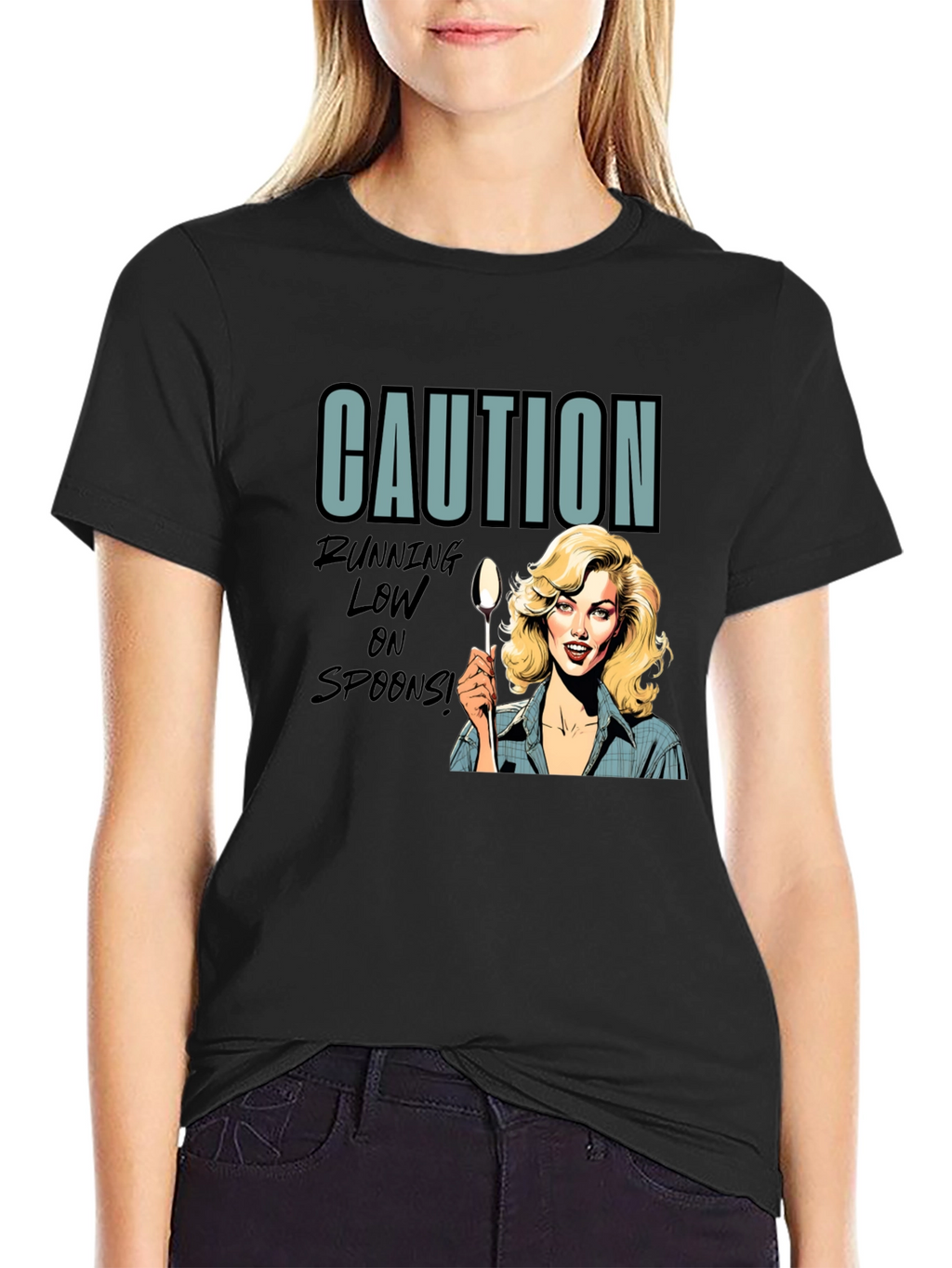 Caution Running Low On Spoons T-Shirt