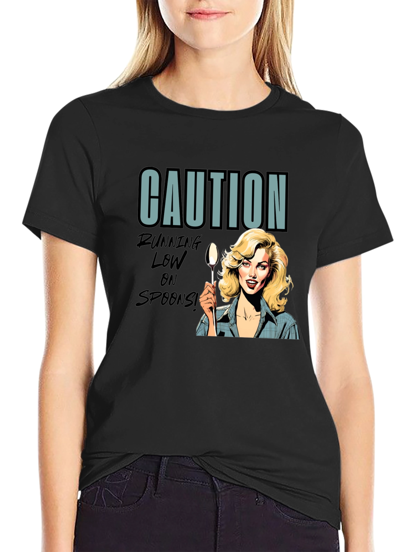 Caution Running Low On Spoons T-Shirt