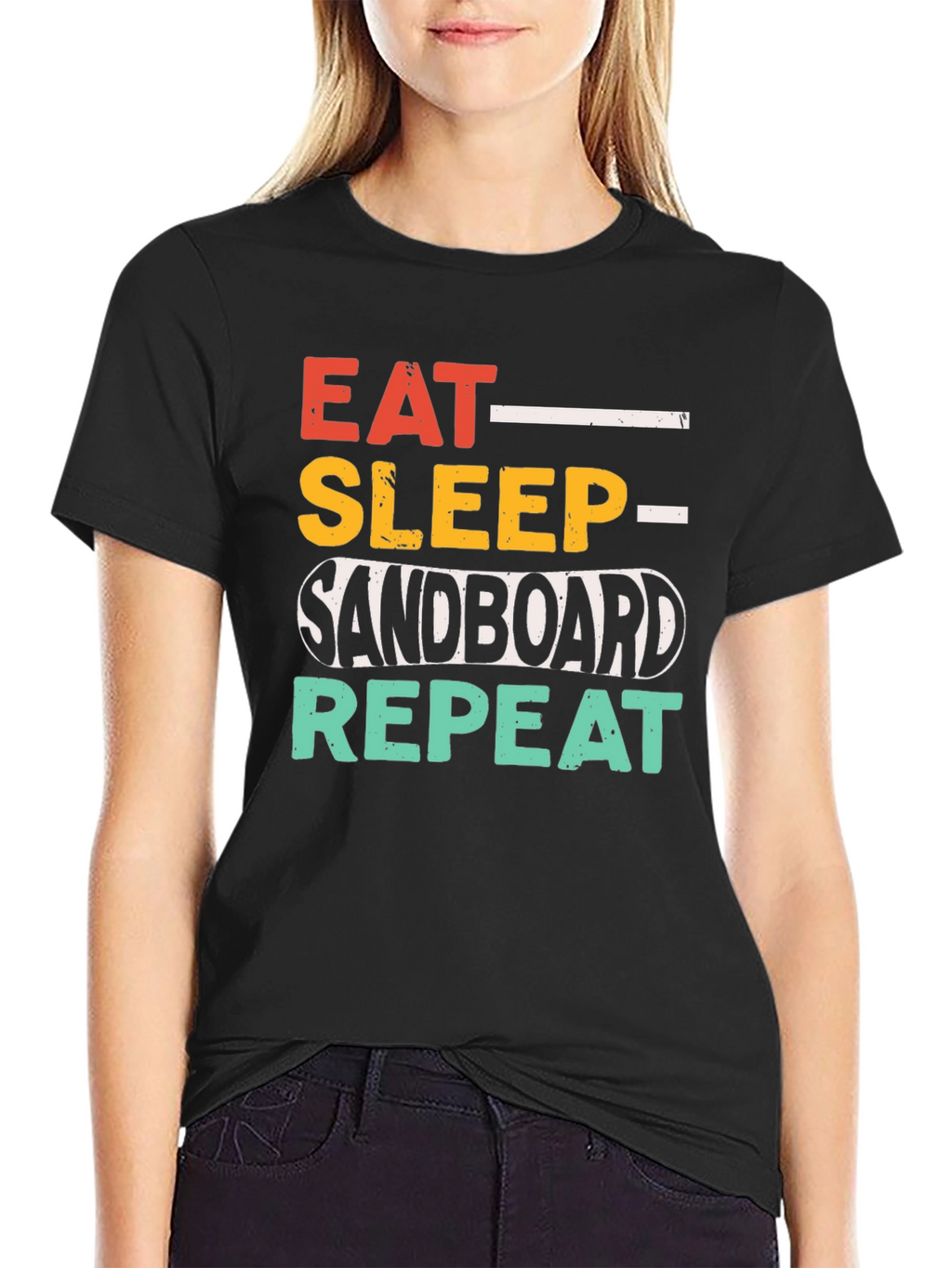 Eat Sleep Sandboard Repeat T-Shirt